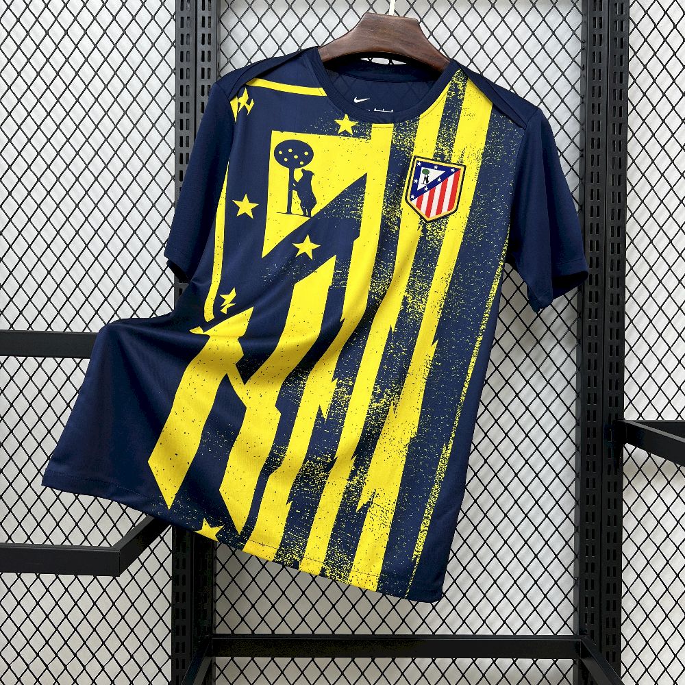 00a726dea5e165793d0098f295847017.jpg 2025/2026 Atletico Madrid Pre-Match Football Shirt 1:1 Thai Quality - Image 1
