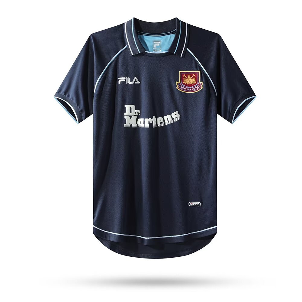 025e9d437e96d96831845e7607d6462d.jpeg 1999/2000 Retro West Ham United Third Away Football Shirt 1:1 Thai Quality - Image 1