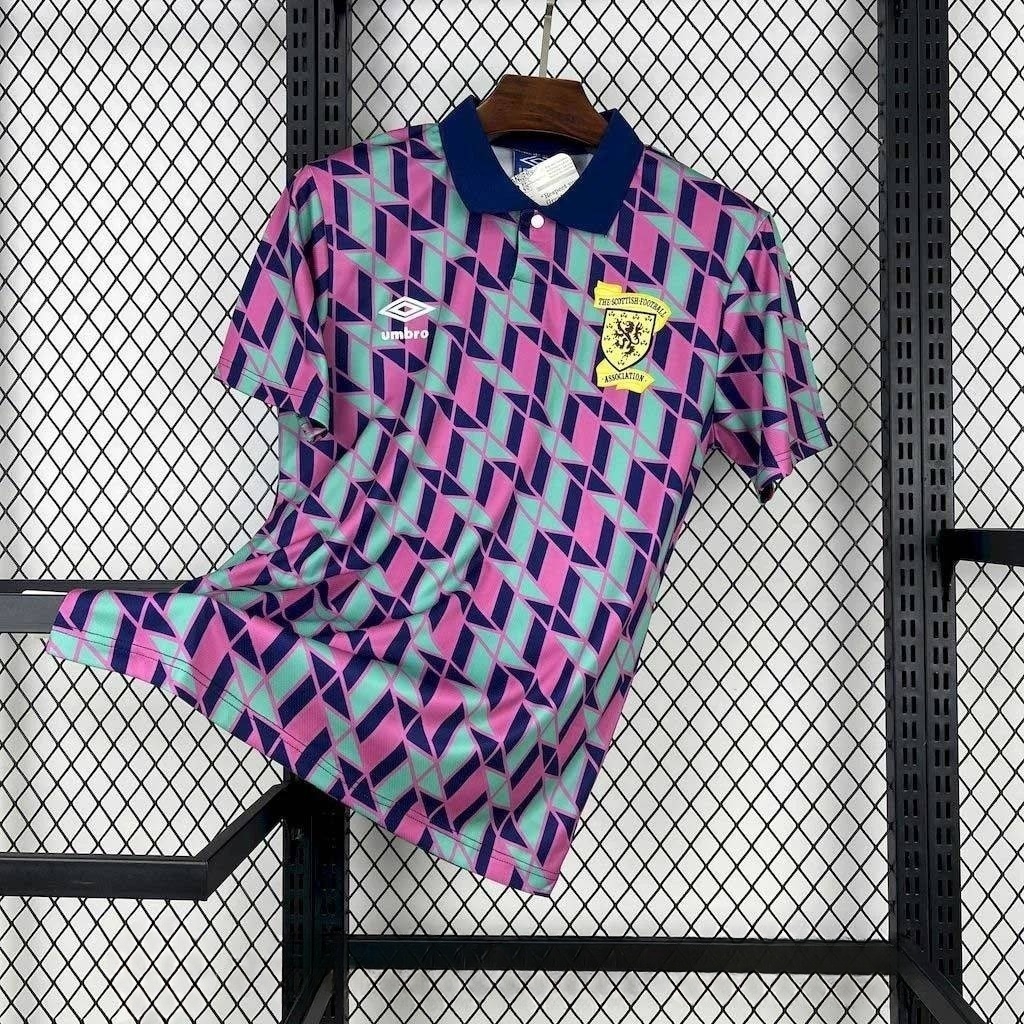 04eafe7b3865adbb6bd17689179cca6b.jpg 1988/1989 Retro Scotland Away Football Shirt 1:1 Thai Quality - Image 1