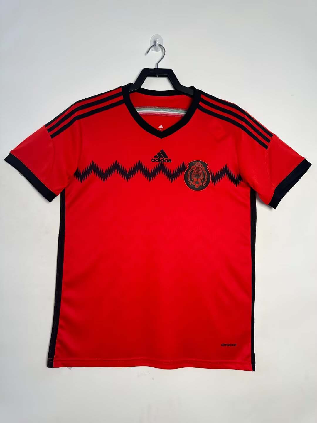 054cf5053b2f814c80f4b4709e44b164.jpg 2014 Retro Mexico Away Football Shirt 1:1 Thai Quality - Image 1