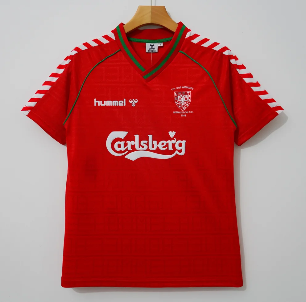 0612f1214eec51f3de66565632c217b1.webp 1988/1989 Retro AFC Wimbledon Away Football Shirt 1:1 Thai Quality - Image 1