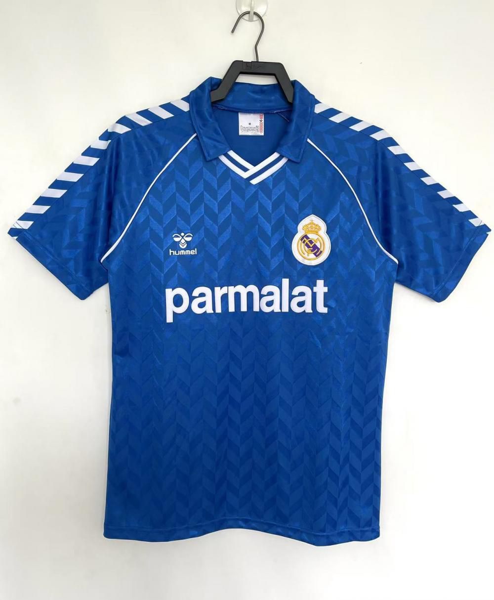 065286c2e21100a550d284b2e9e5696e.jpg 1986/1987 Real Madrid Away Football Shirt 1:1 Thai Quality - Image 1