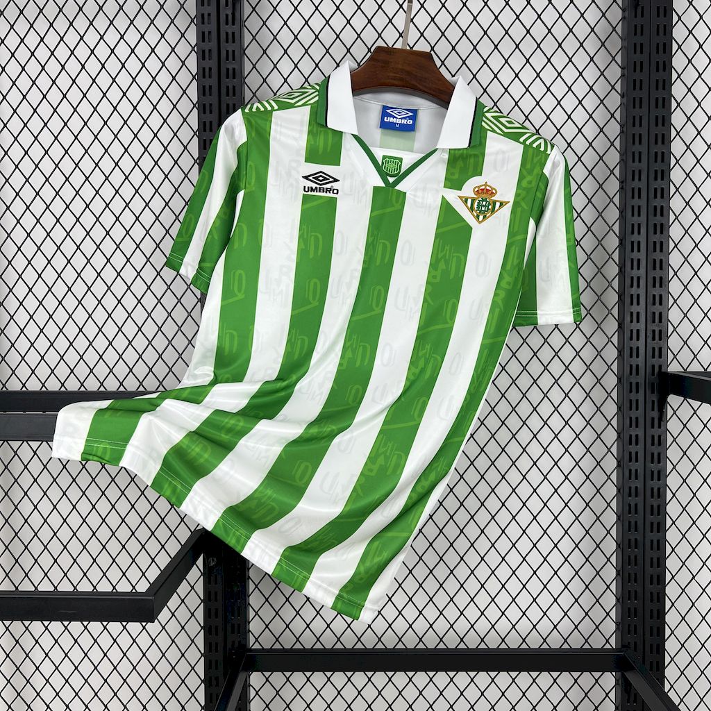 086c026e4395e2125d5424233a9ec881.jpg 1994/1995 Retro Real Betis Home Football Shirt 1:1 Thai Quality - Image 1