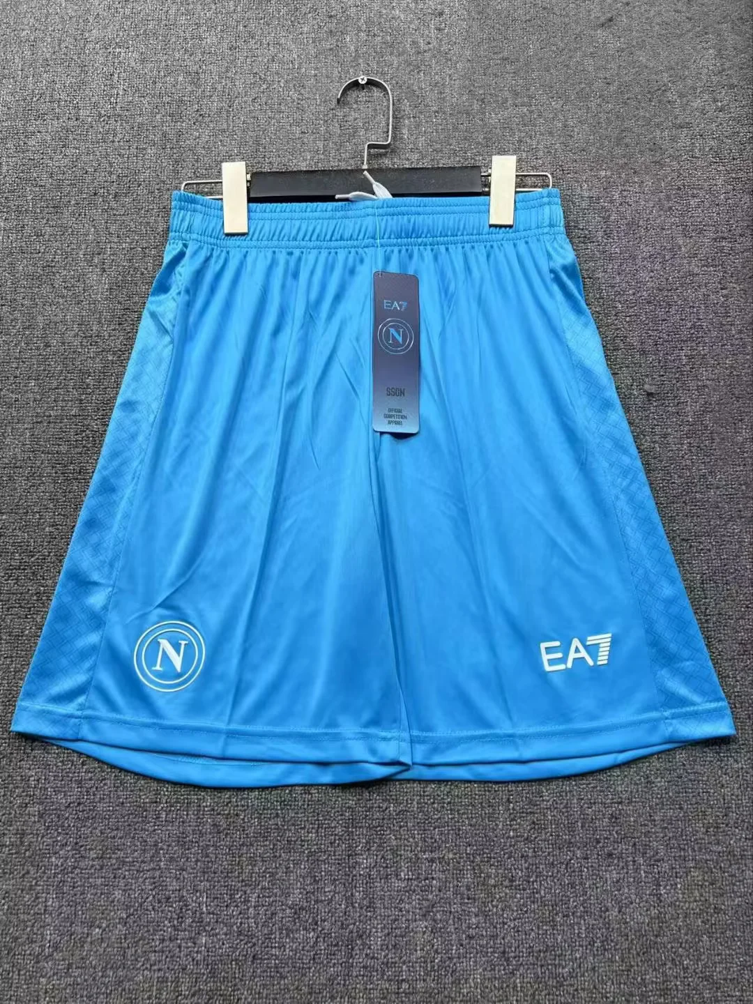 0907461898baa9a4a49ca9ea00f9bada.webp 2025/2026 Napoli Home Shorts 1:1 Thai Quality - Image 1