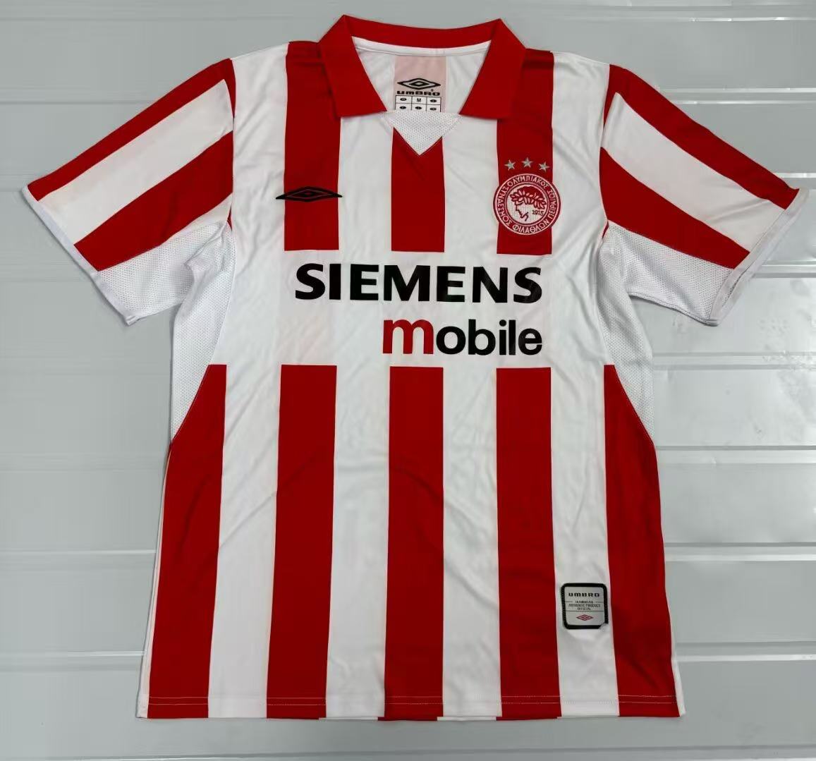 0cfec2a2e1341707c83f5129dc327c06.jpg 2004/2005 Retro Olympiacos CFP Home Football Shirt 1:1 Thai Quality - Image 1