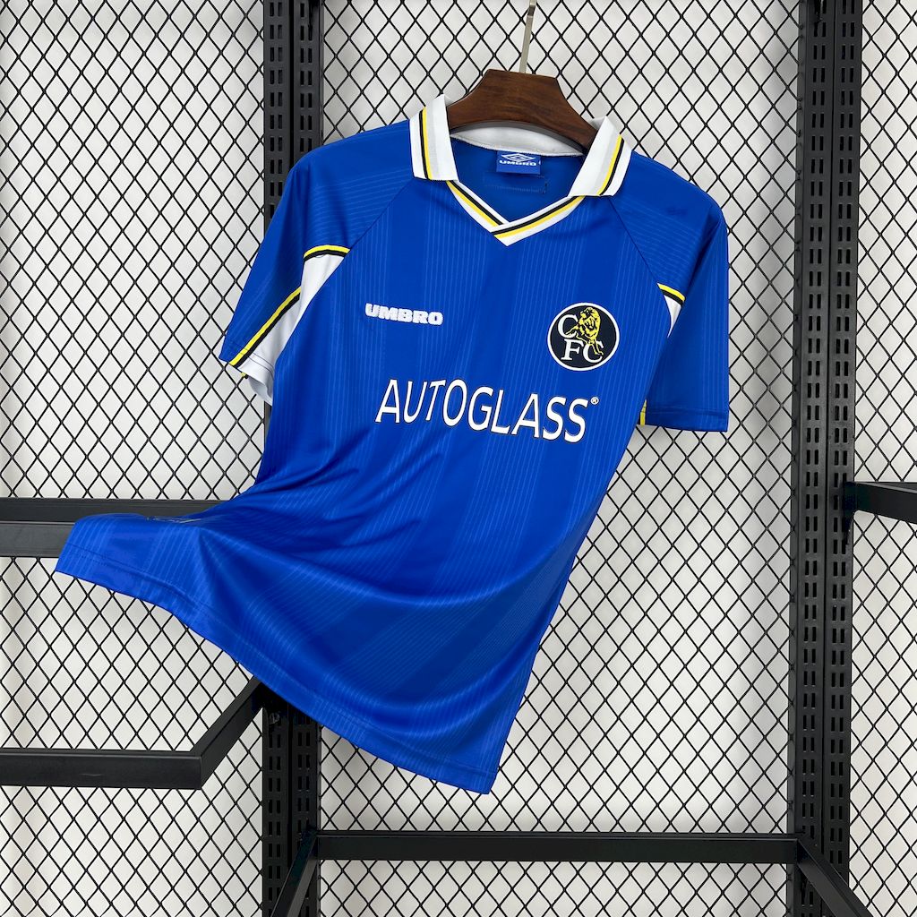 0e7aab6188f8e09b07c05b49a6816fe3.jpg 1997/1999 Retro Chelsea Home Football Shirt 1:1 Thai Quality - Image 1
