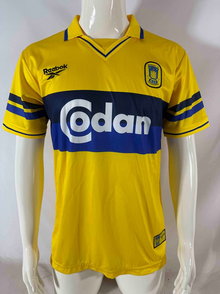 125593aab85f5c624a45890e3a127405.jpg 1998/2000 Retro Brondby IF Home Football Shirt 1:1 Thai Quality - Image 1