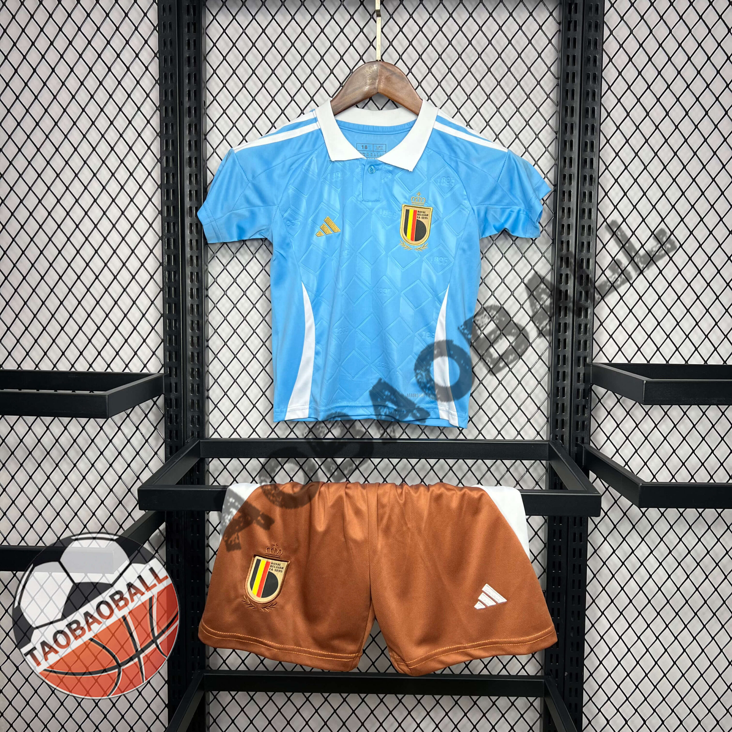 12565dc237ed7abf8ae931e322f925d0.jpeg 2024 Belgium Away Football Shirt Kids Size 1:1 Thai Quality - Image 1