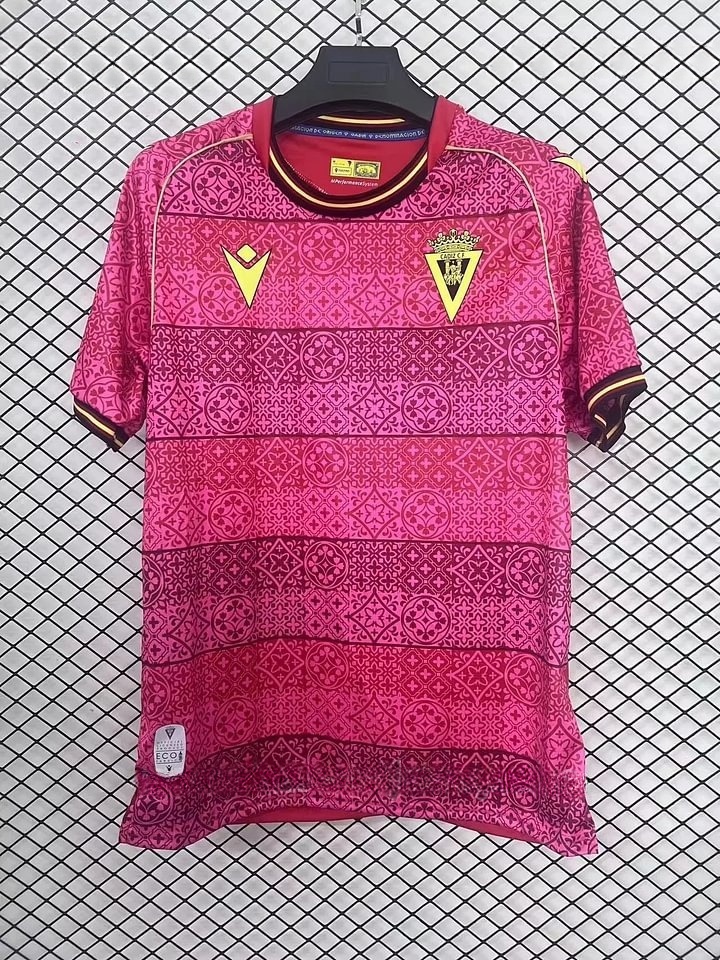 130ed14c5307ab67ce689c43edfdc23c.jpg 2025/2026 Cadiz Away Football Shirt 1:1 Thai Quality - Image 1