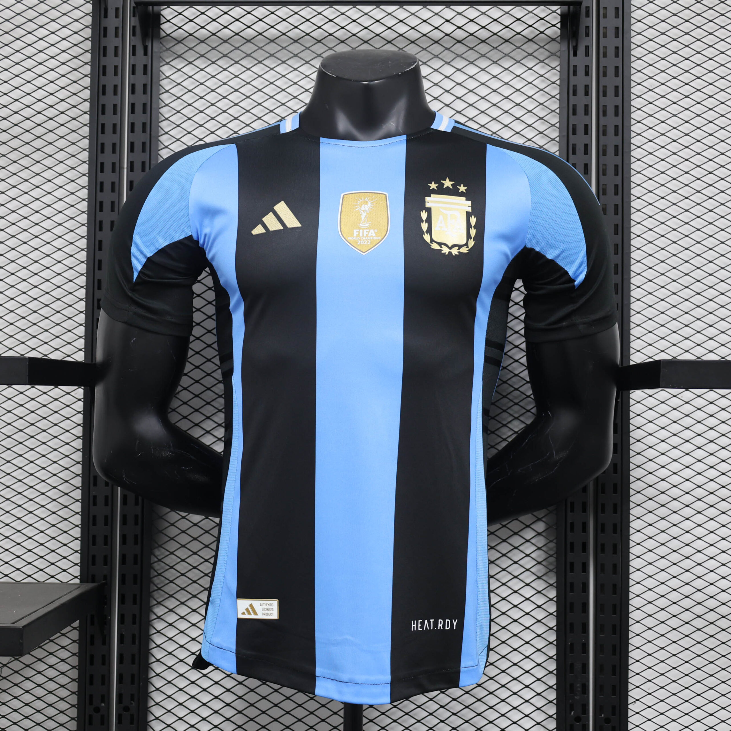 15eb2be8ee2f9257e9a62058fa82edd6.jpeg 2024 Player Version Argentina Black Football Shirt 1:1 Thai Quality - Image 1