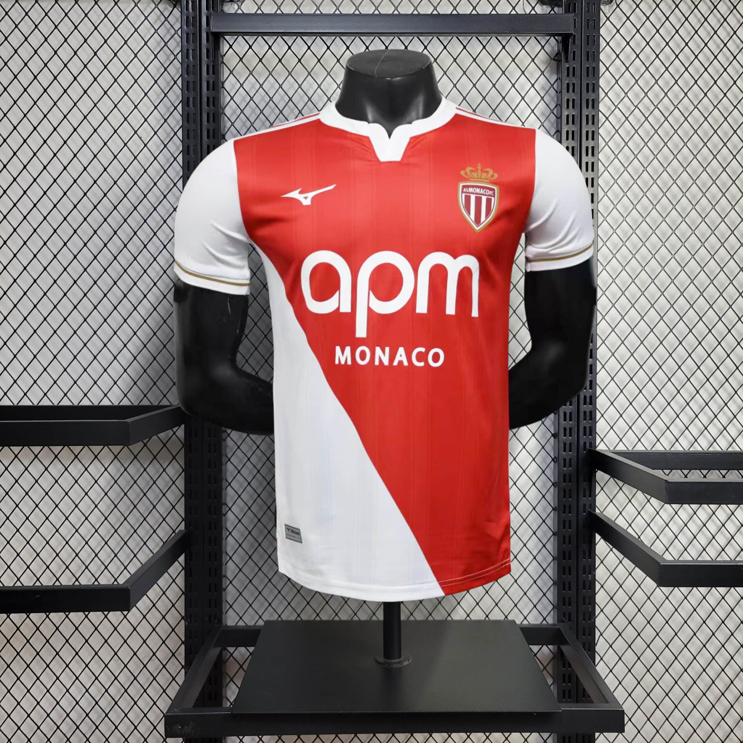 16c33bb4a155f2a3aefa2659d44eb5e8.jpg 2025/2026 Player Version AS Monaco Home Football Shirt 1:1 Thai Quality - Image 1