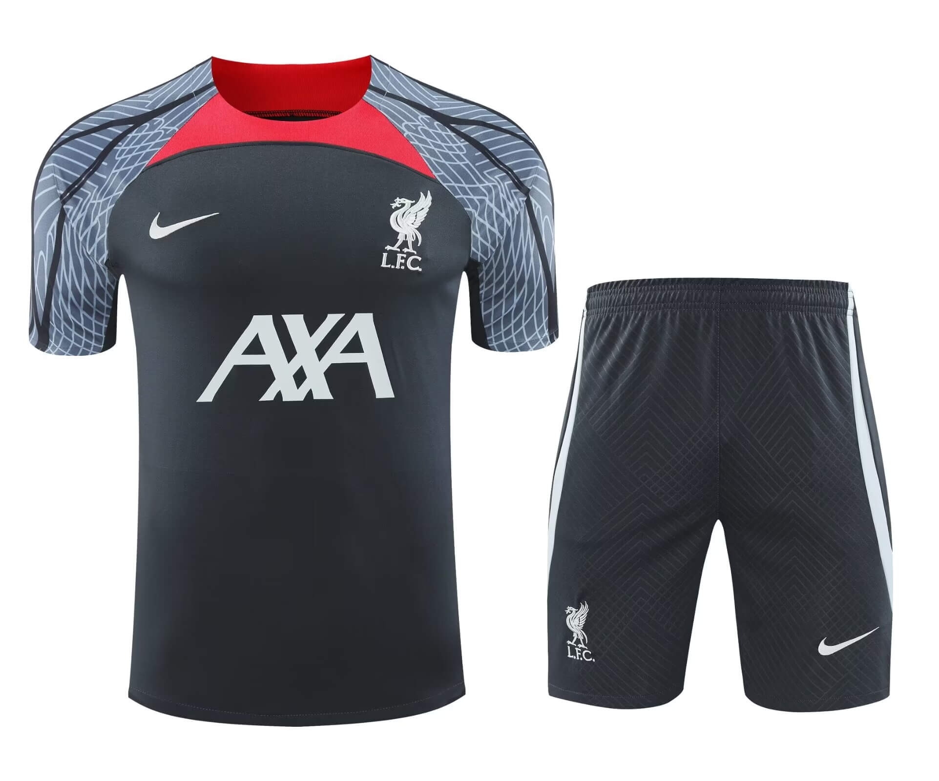 16e354532d1ae816a4d79e1c034d3dce.jpg 2024/2025 Liverpool Training Wear Black Suit Shirt 1:1 Thai Quality - Image 1