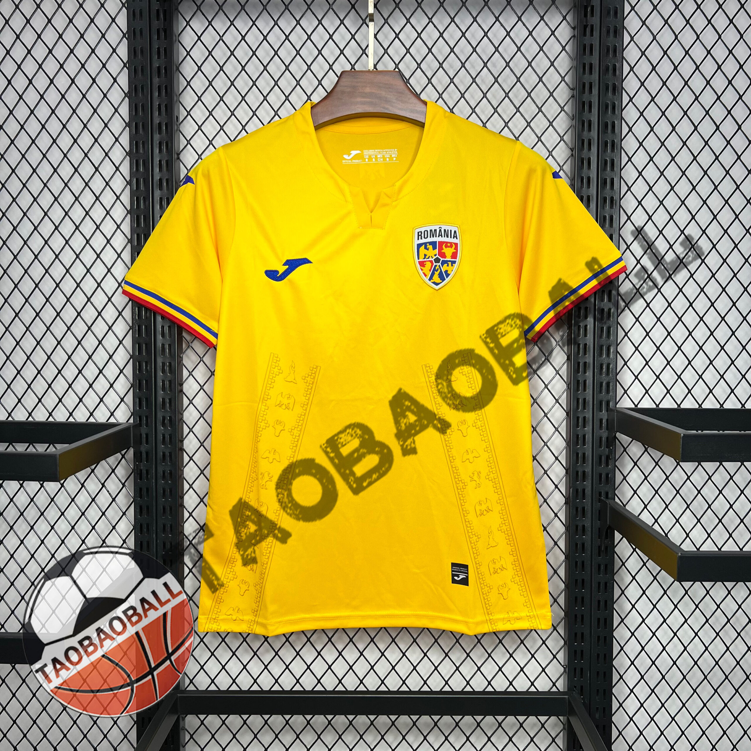 178ebf5df7654b2b86ce36be5201f12b.jpg 2024 Romania Home Football Shirt 1:1 Thai Quality - Image 1