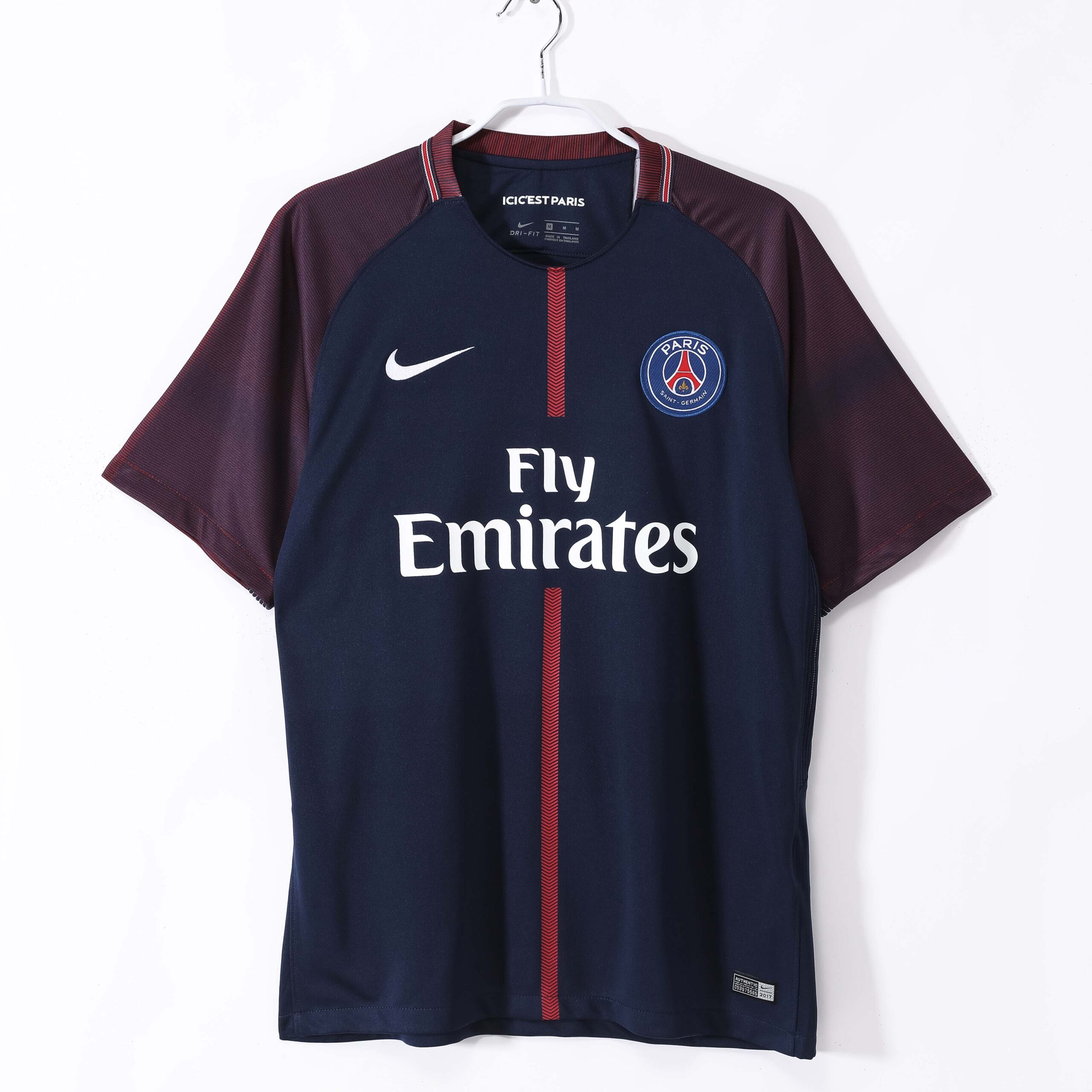 1b68a7cd449d7d986e9184dd35f32f4b.jpg 2017/2018 Retro Paris Saint-Germain Home Football Shirt 1:1 Thai Quality - Image 1