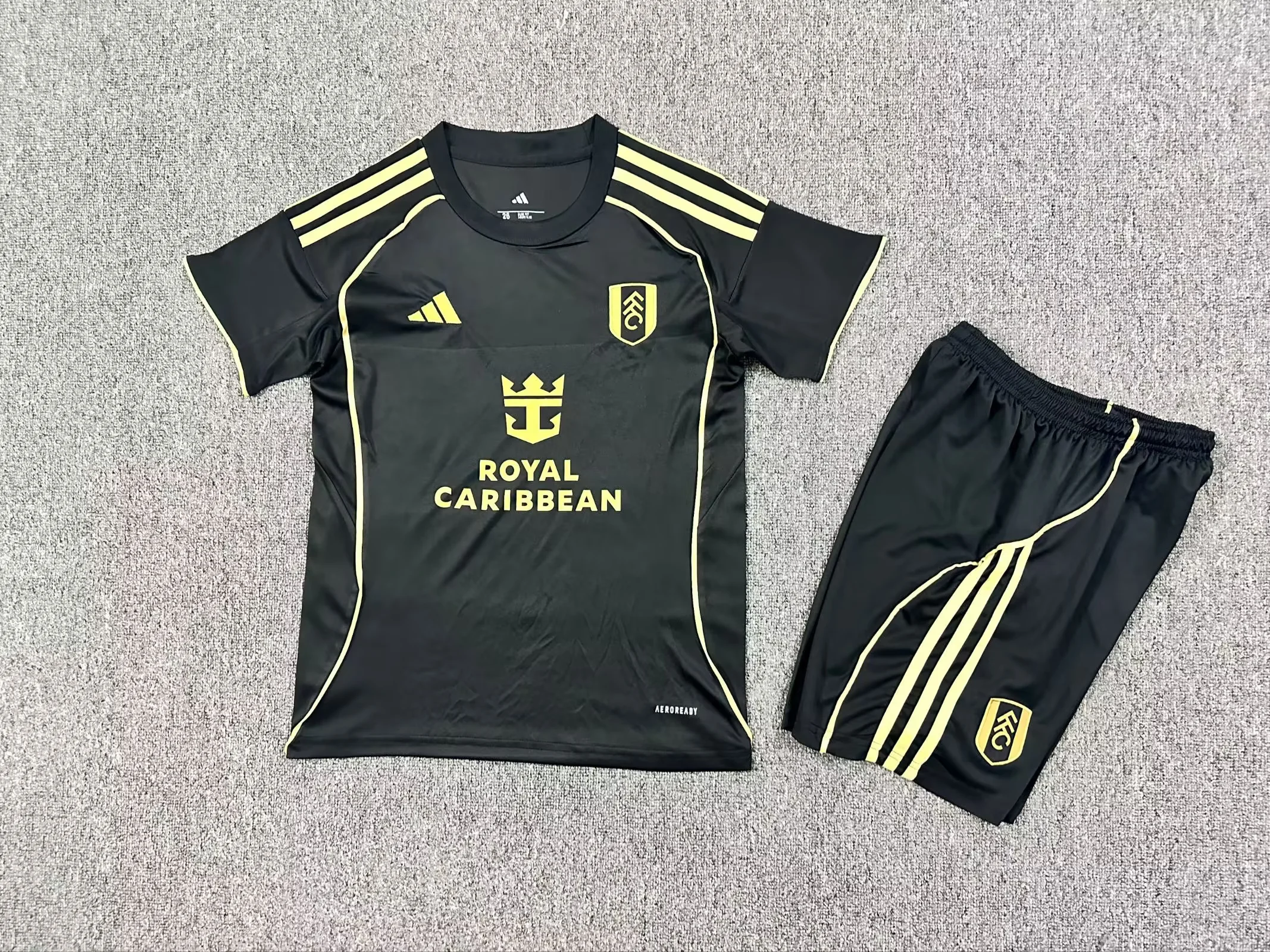 1be674ed66b1cf8f87c1045252417893.webp 2025/2026 Fulham Third Away Football Shirt Kids Size 1:1 Thai Quality - Image 1
