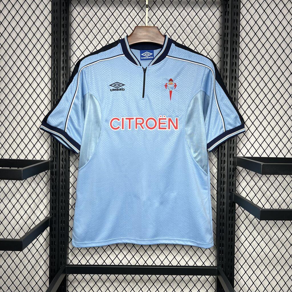 22f210cb7354a7073dcac4095633f03a.jpg 1999/2000 Retro Celta Vigo Home Football Shirt 1:1 Thai Quality - Image 1