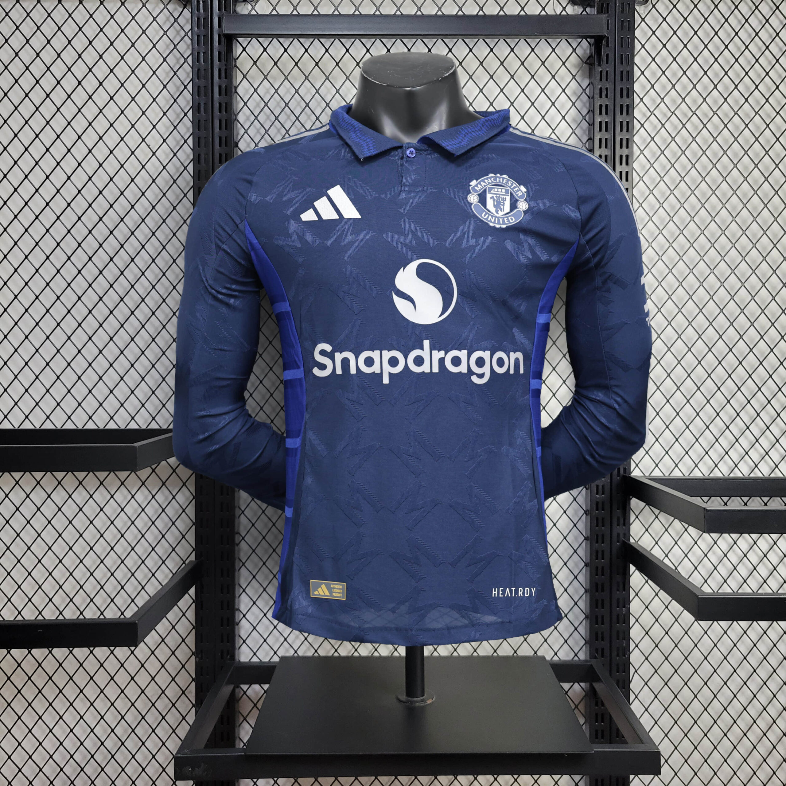 24c5353cf8a01dd961b1fcb588839967.jpg 2024/2025 Long Sleeve Player Version Manchester United Away Football Shirt 1:1 Thai Quality - Image 1
