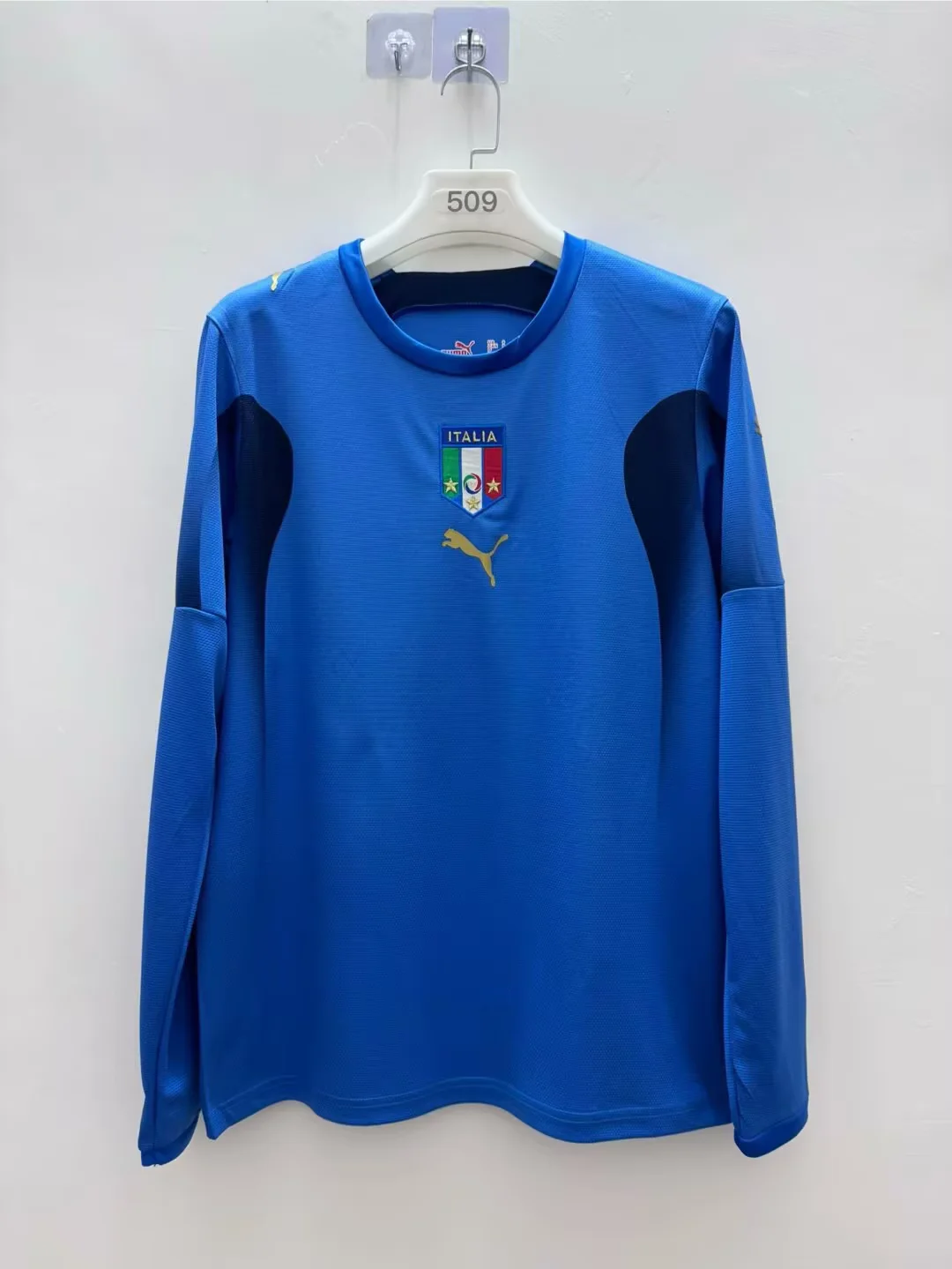 25da64d9e4913c879ca4ed1a3514cf5e.webp 2006 Retro Long Sleeve Italy Home Football Shirt 1:1 Thai Quality - Image 1