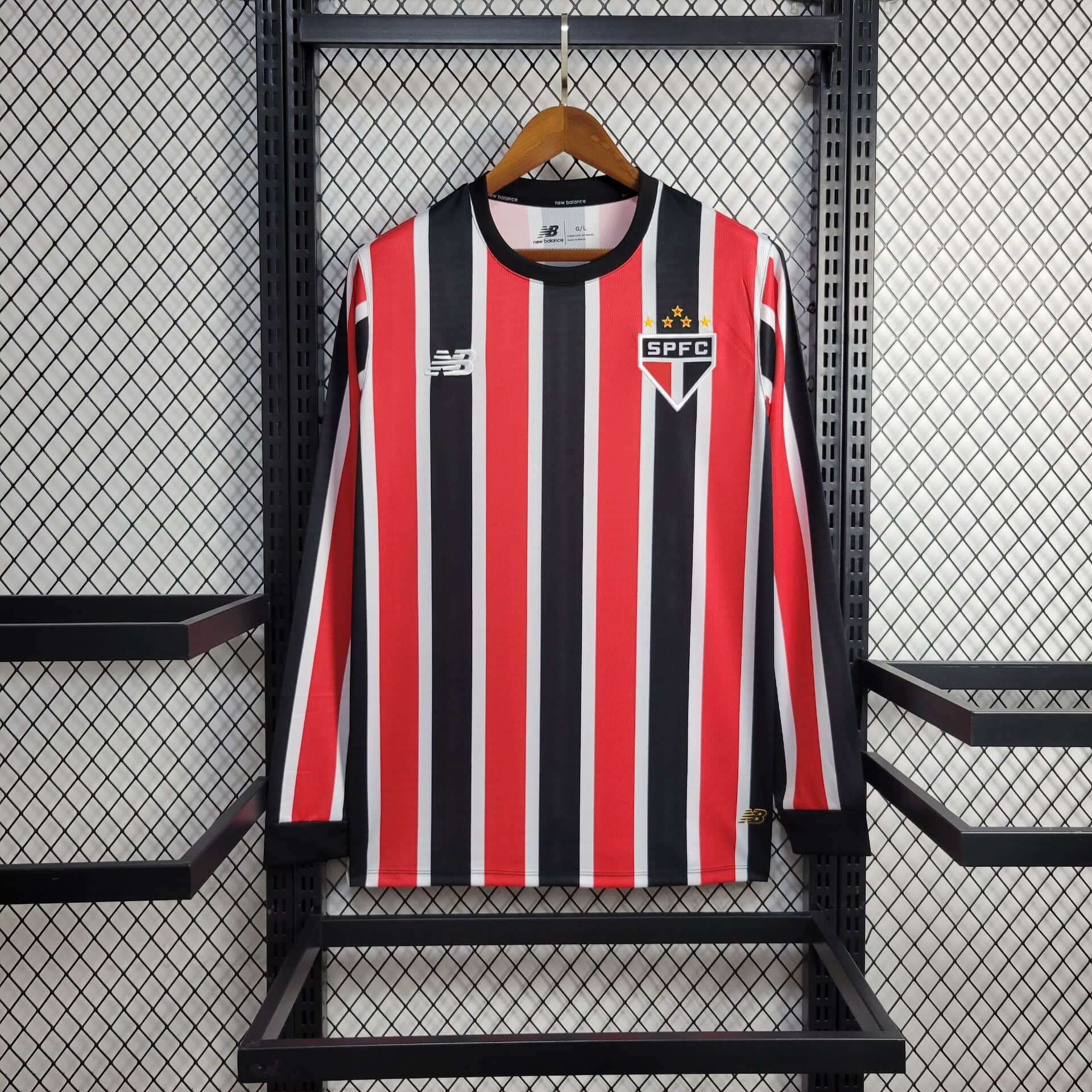 2750f037ae86d362ef895efb7b2e5497.jpeg 2024/2025 Long Sleeve Sao Paulo Away Football Shirt 1:1 Thai Quality - Image 1