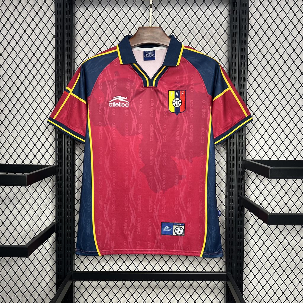 2ac516986b78dee4719ad3f226cdefa9.jpg 2000 Retro Venezuela Home Football Shirt 1:1 Thai Quality - Image 1
