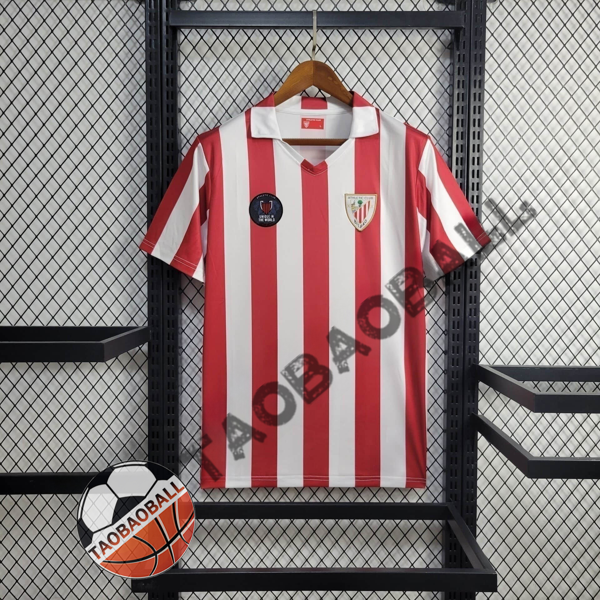 2afb4ebaeb8955519f12326b864b9392.jpeg 1984 Retro Athletic Bilbao Home Football Shirt 1:1 Thai Quality - Image 1