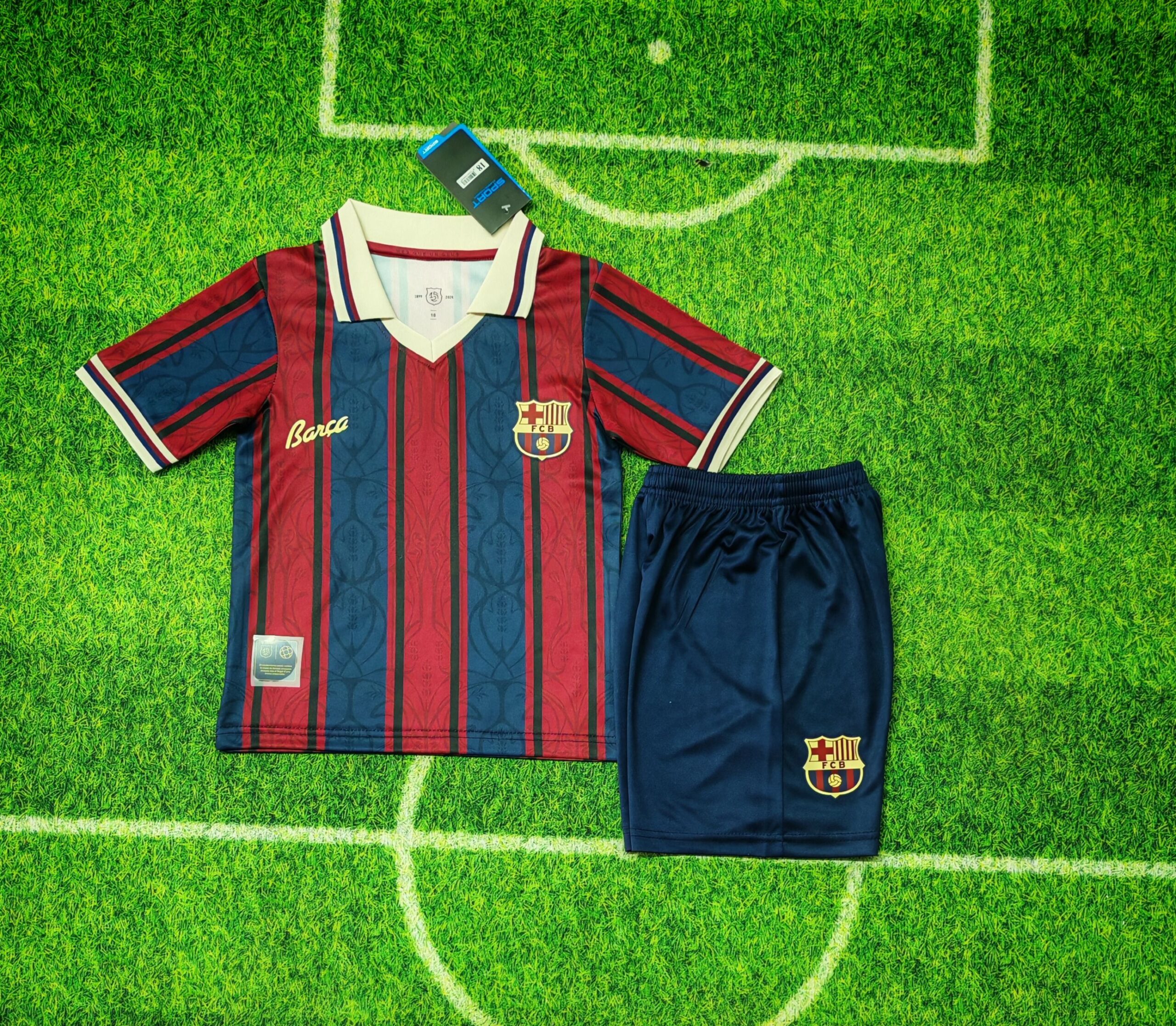 2ecd72694063d94593b33b99cd72ee4c.jpg 2025/2026 Barcelona 125th Anniversary Edition Kids Football Shirt 1:1 Thai Quality - Image 1