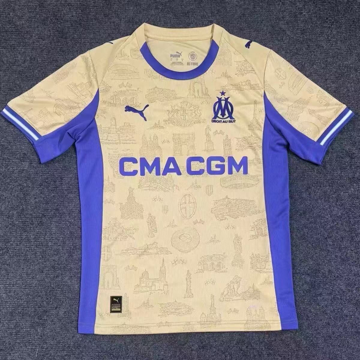 2f0426499fc9f65eb321ace50e985e36.jpg 2025/2026 Marseille Fourth Football Shirt 1:1 Thai Quality - Image 1