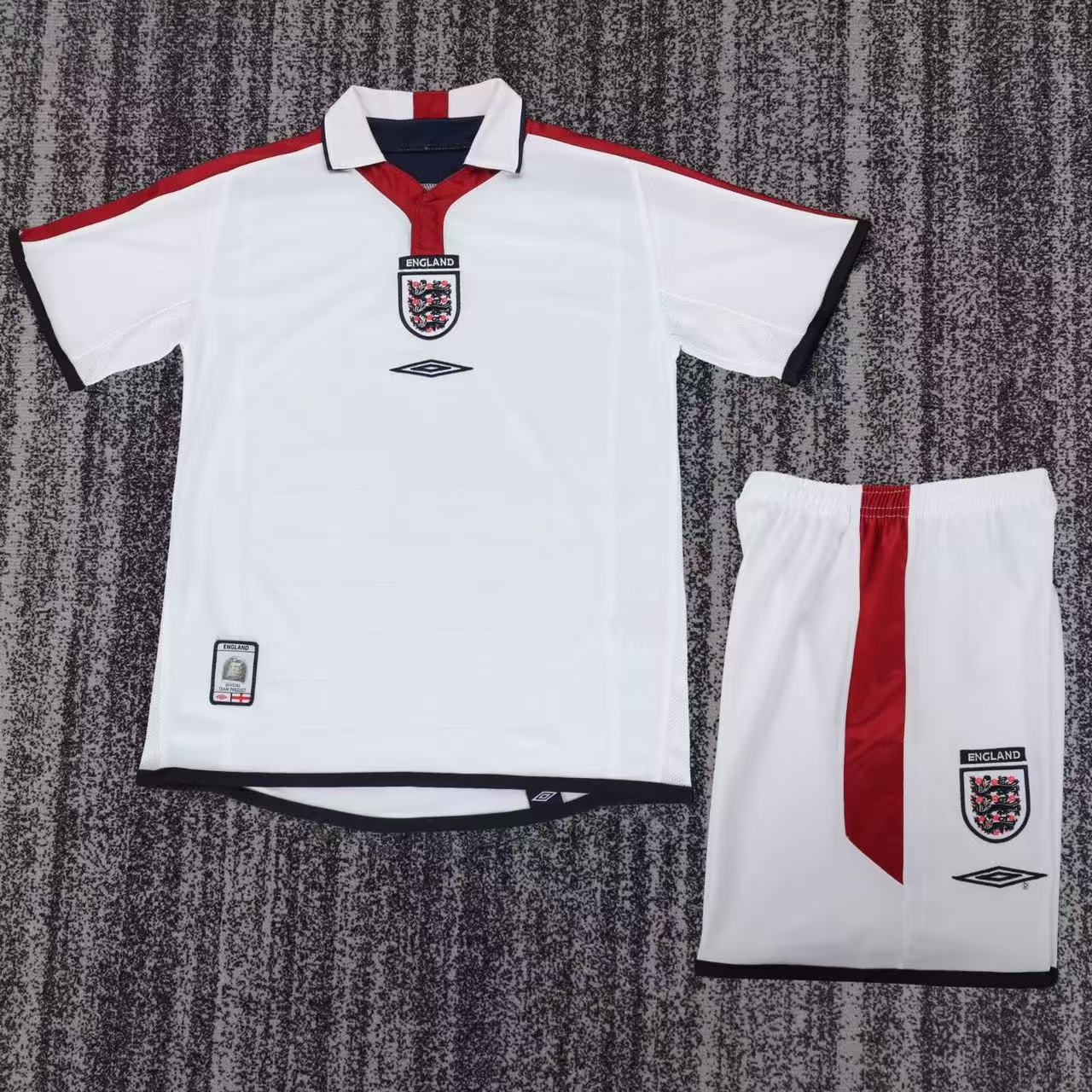 32171a42b2a693b8b94cd1f149248ec4.jpg 2004 England Home Football Shirt Kids Size 1:1 Thai Quality - Image 1