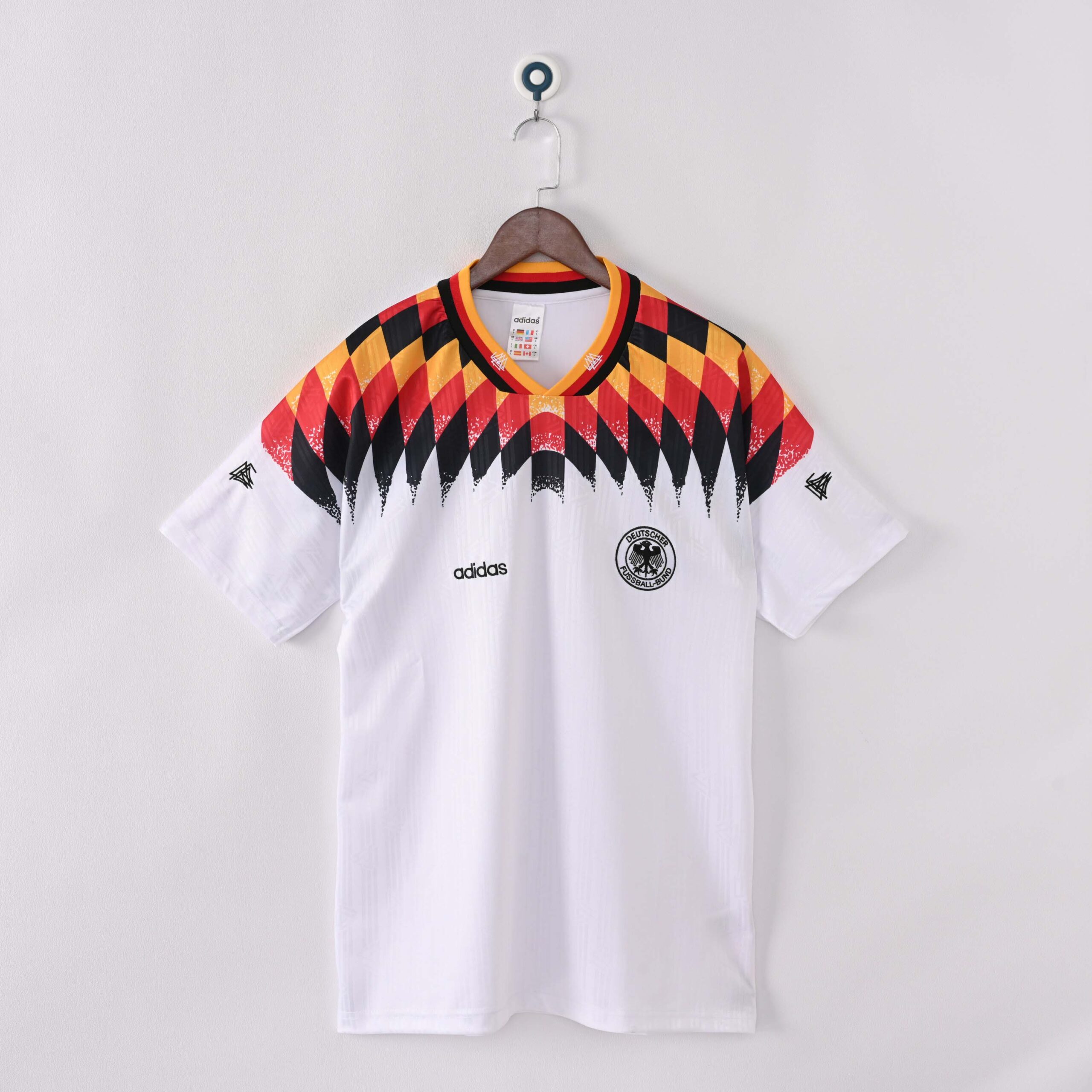 3255041ba722c5bdb9ee8b69c3e43270.jpg 1994 Retro Germany Home Football Shirt 1:1 Thai Quality - Image 1