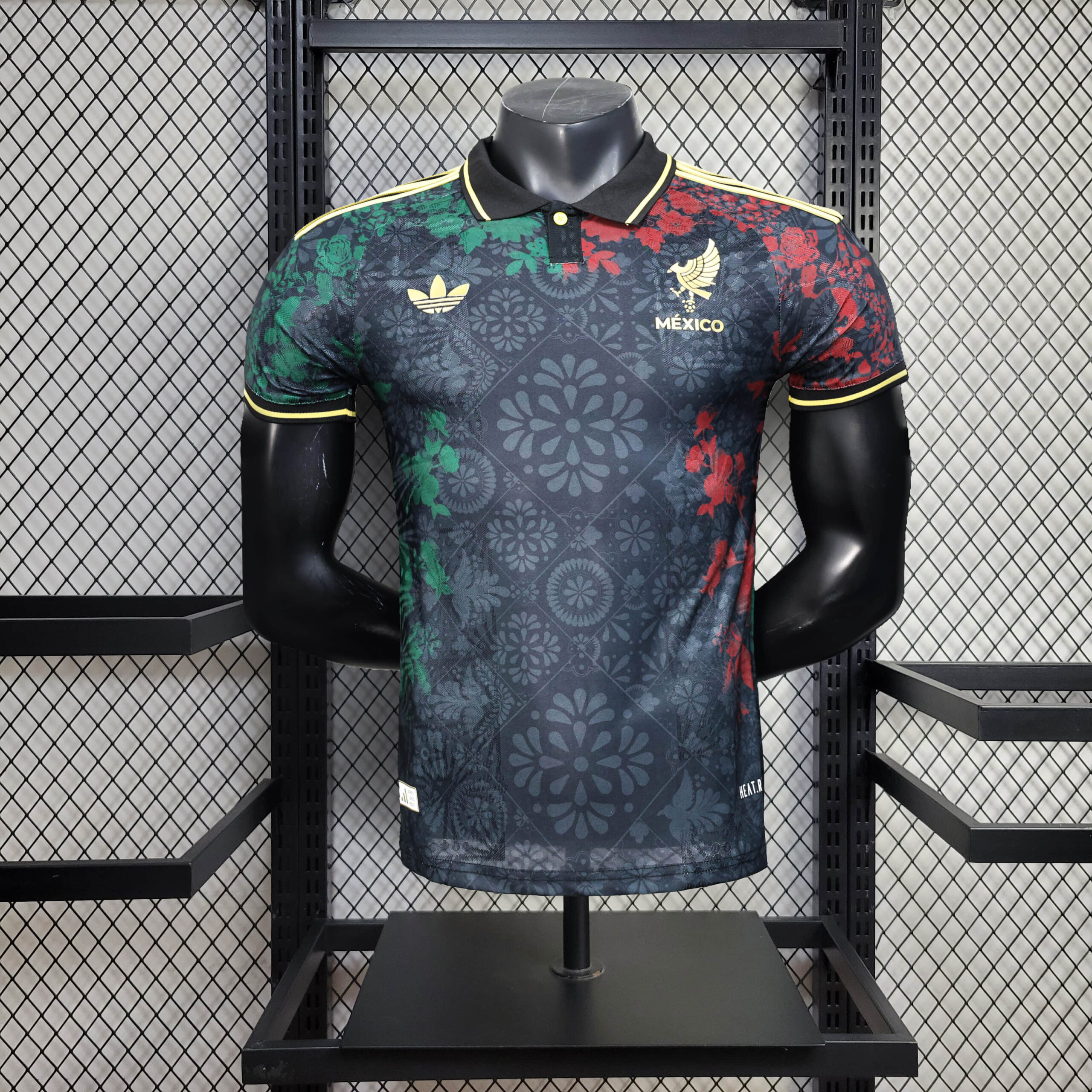 358e04e861a861f25fe34f7a61fc21a7.jpg 2025 Player Version Mexico Special Edition Green Football Shirt 1:1 Thai Quality - Image 1