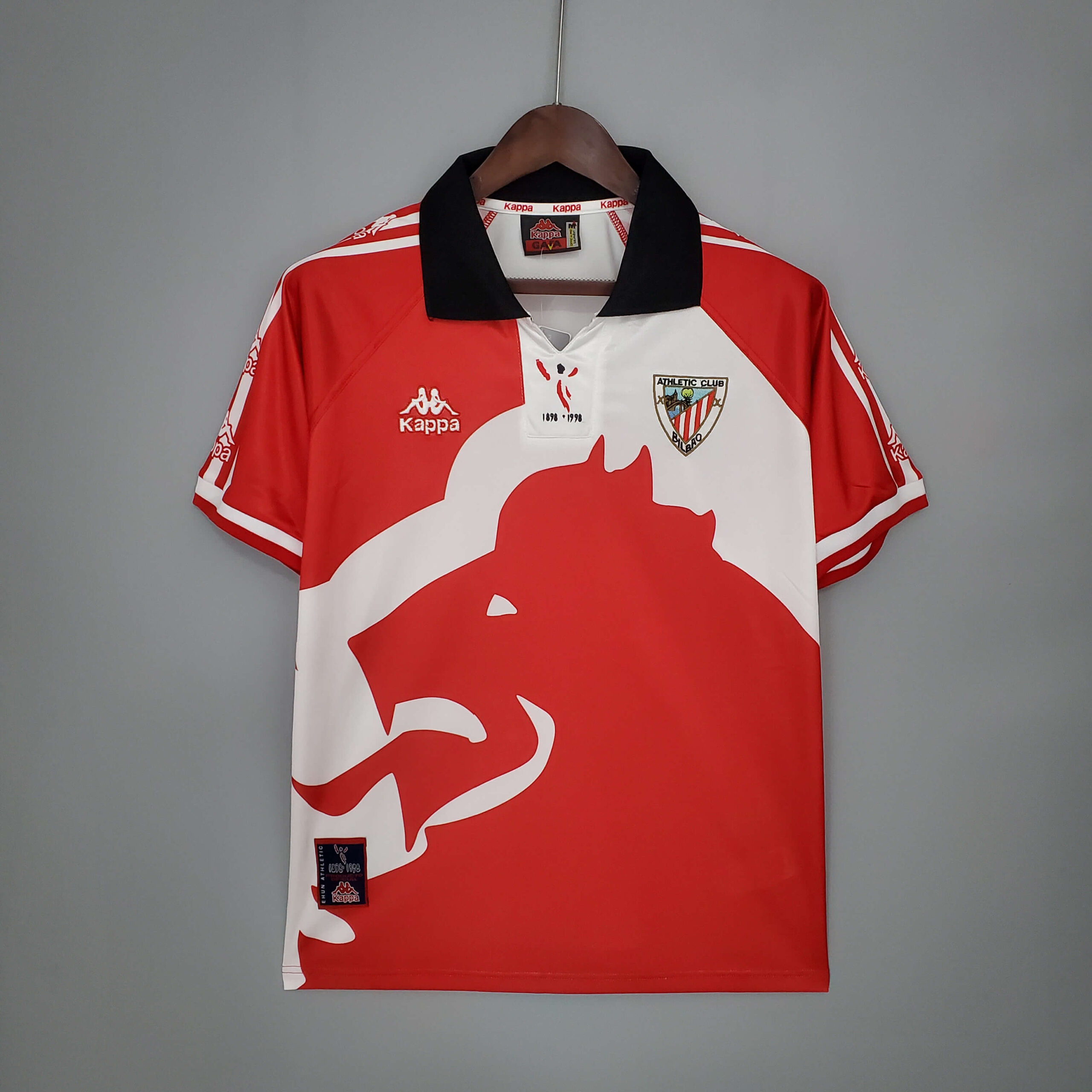 3779a914ec64f5f465c61e97f3317b42.jpg 1997/1998 Retro Athletic Bilbao Centenary Football Shirt 1:1 Thai Quality - Image 1