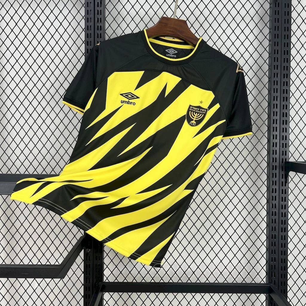 3fca74488b92f72dfd854b4a795e286a.jpg 2024/2025 Beitar Jerusalem Home Football Shirt 1:1 Thai Quality - Image 1