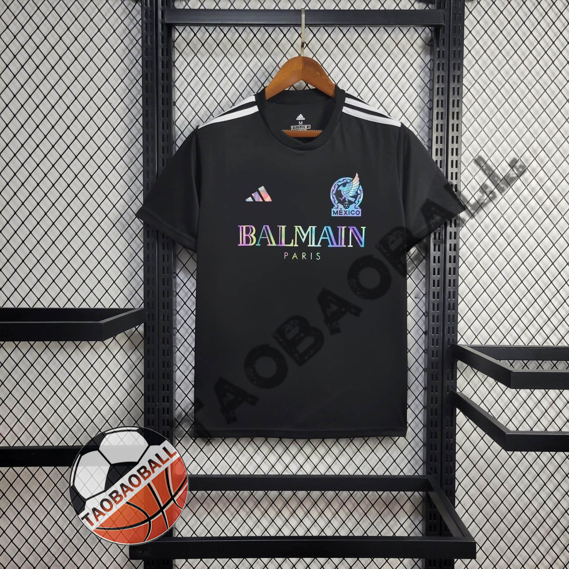 42b28d7b6211d271dd214568249bc85e.jpeg 2024/2025 Mexico Black Casual Shirt - Image 1