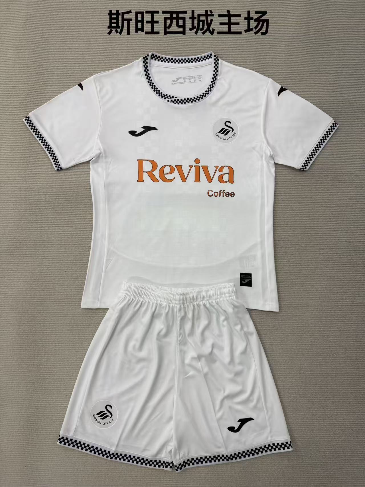 447085e937f8cfaa1fa908c944591ed0.jpg 2025/2026 Swansea City Home Kids Size 1:1 Thai Quality - Image 1