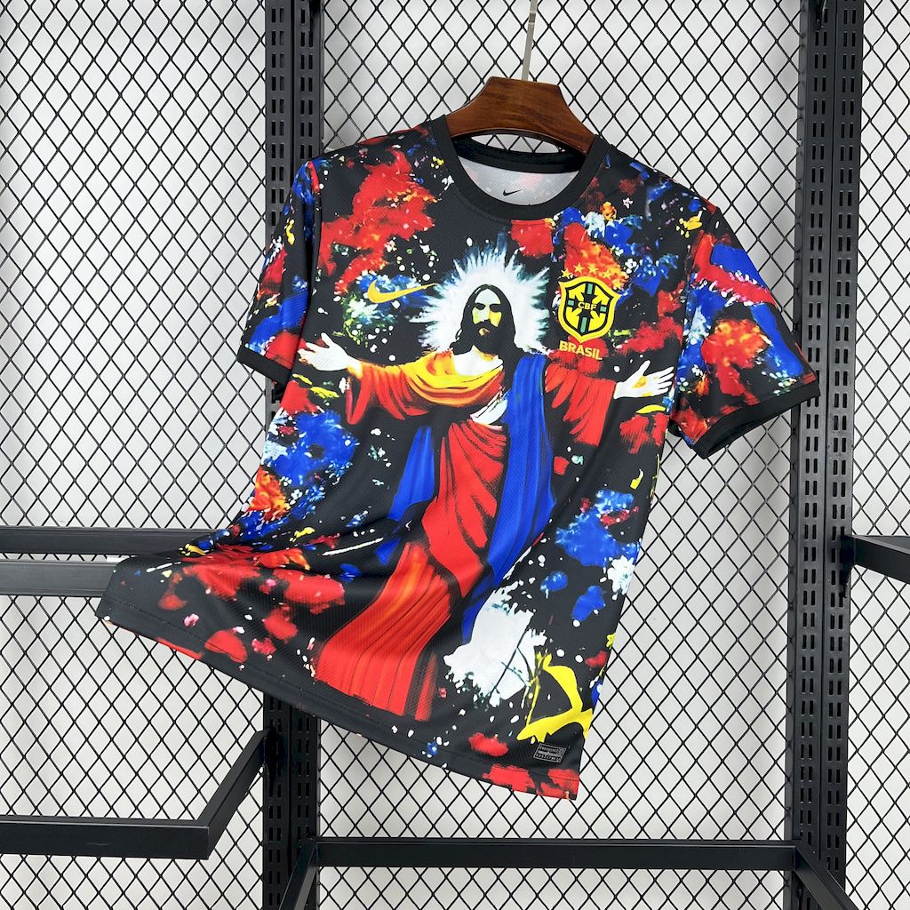 488560123031738c4e17c1b61f968220.jpg 2025 Brazil Special Edition Football Shirt 1:1 Thai Quality - Image 1