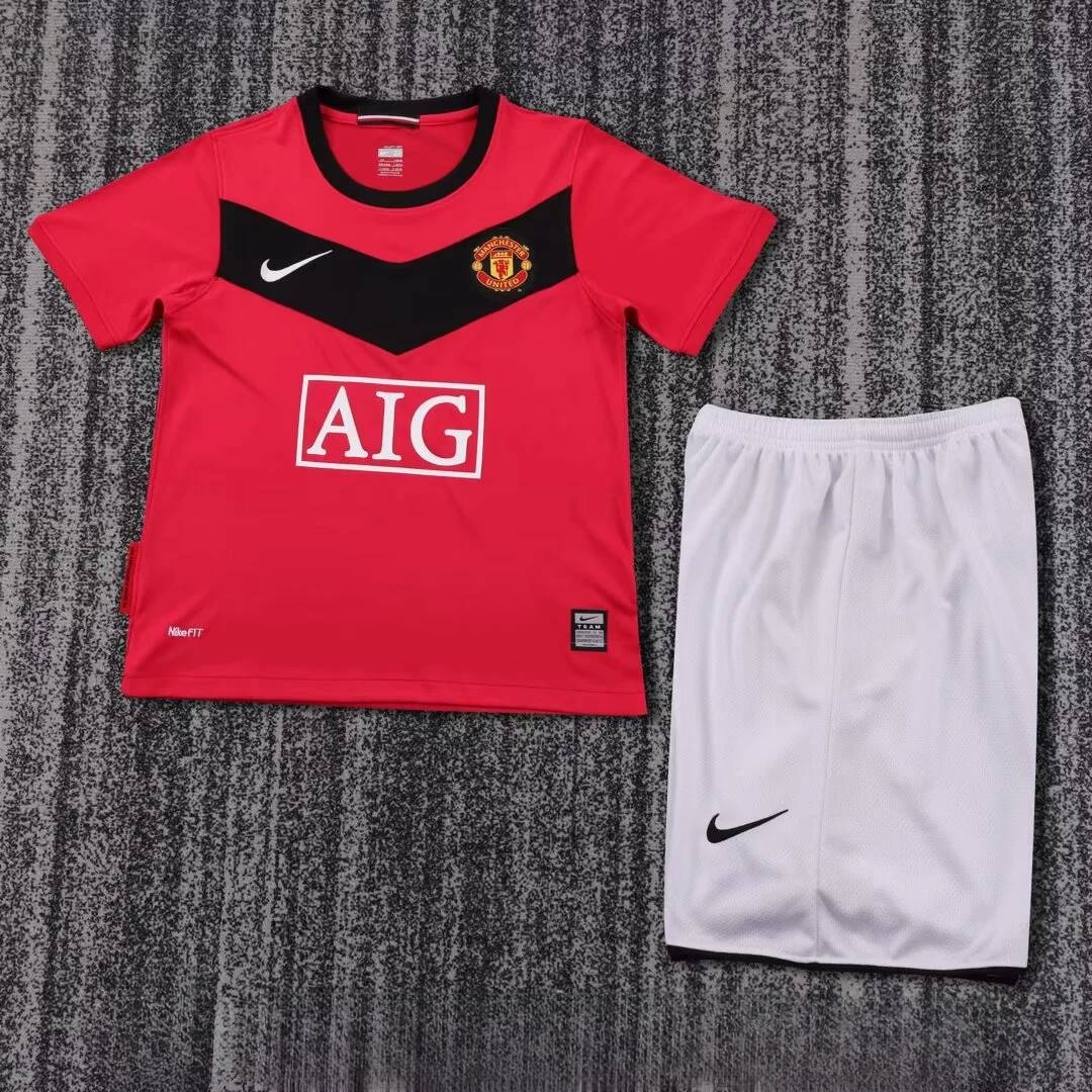 4ab06c477e07e91e1d81d7934893861a.jpg 2010/2011 Retro Manchester United Home Football Shirt Kids Size 1:1 Thai Quality - Image 1