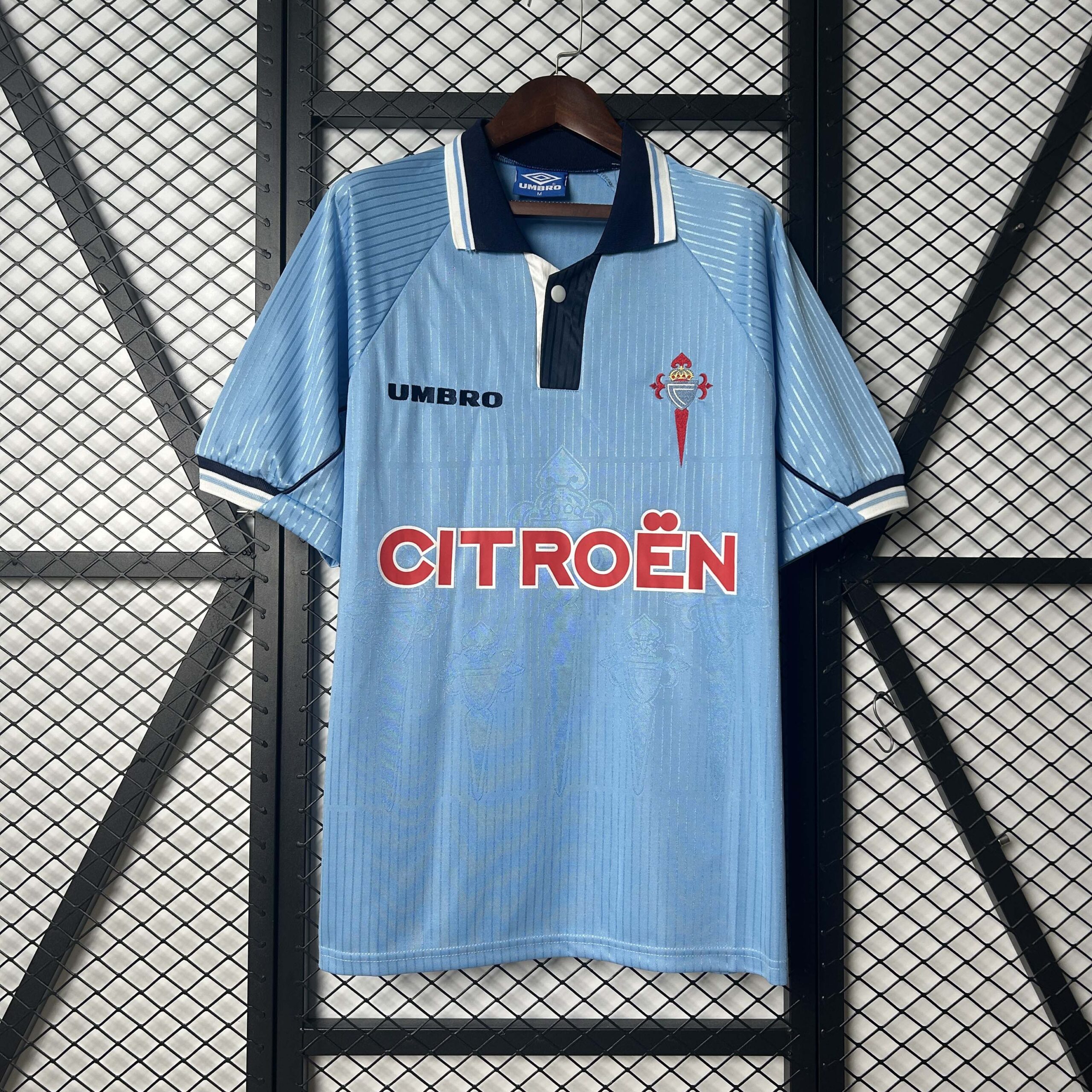 4d87d4ce18a88a0294ee983f6228b601.jpg 1997/1998 Retro Celta Vigo Home Football Shirt 1:1 Thai Quality - Image 1