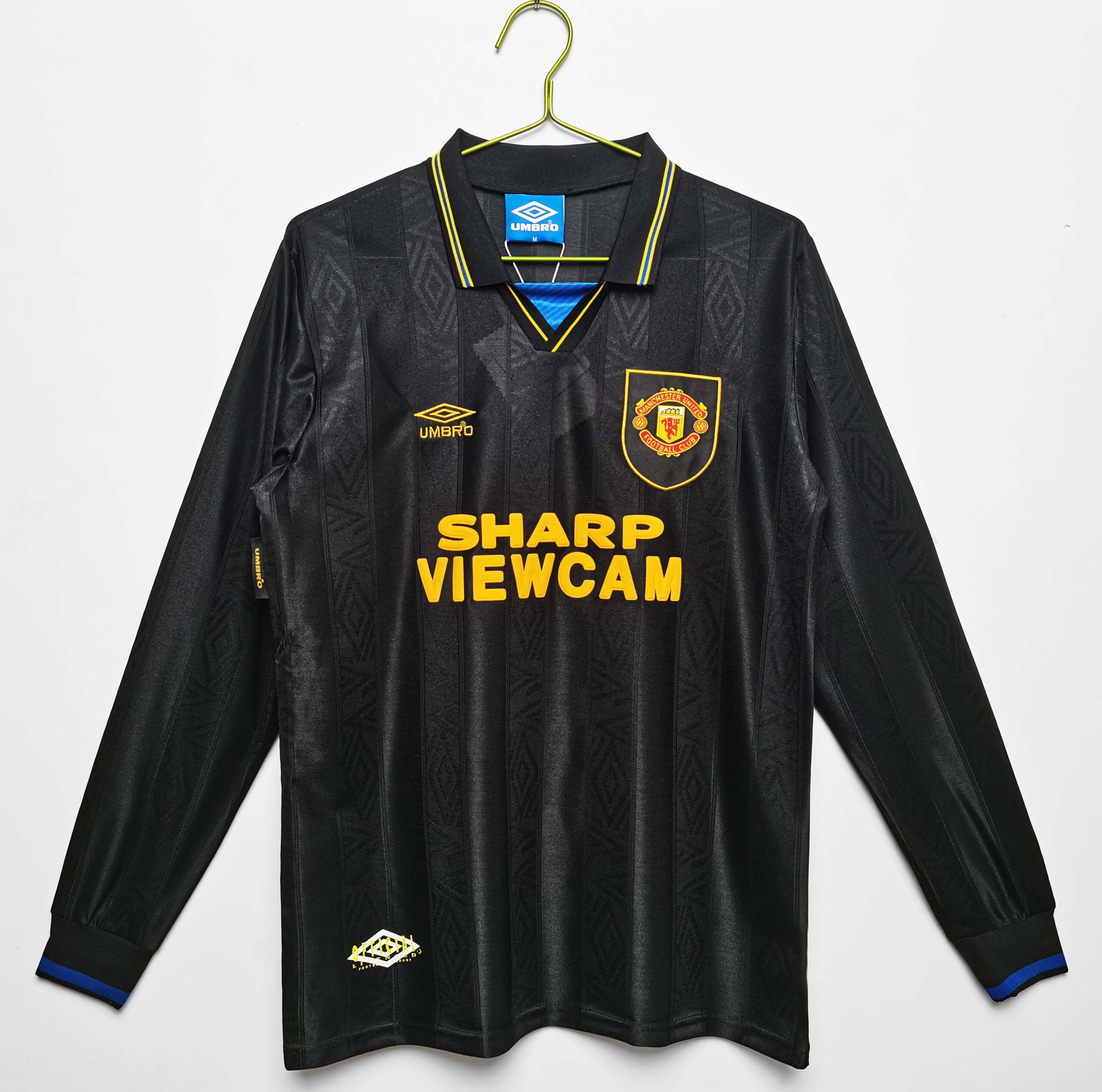 4dc1cadce4a6d0eb3993e68ff78cc371.jpg 1993/1994 Retro Long Sleeve Manchester United Away Football Shirt 1:1 Thai Quality - Image 1