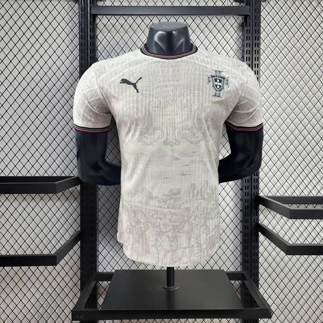 4f45f93c6a7a3f8bc45cd0eb81f6ffe4.jpg 2025 Player Version Portugal Training Wear Football Shirt 1:1 Thai Quality - Image 1