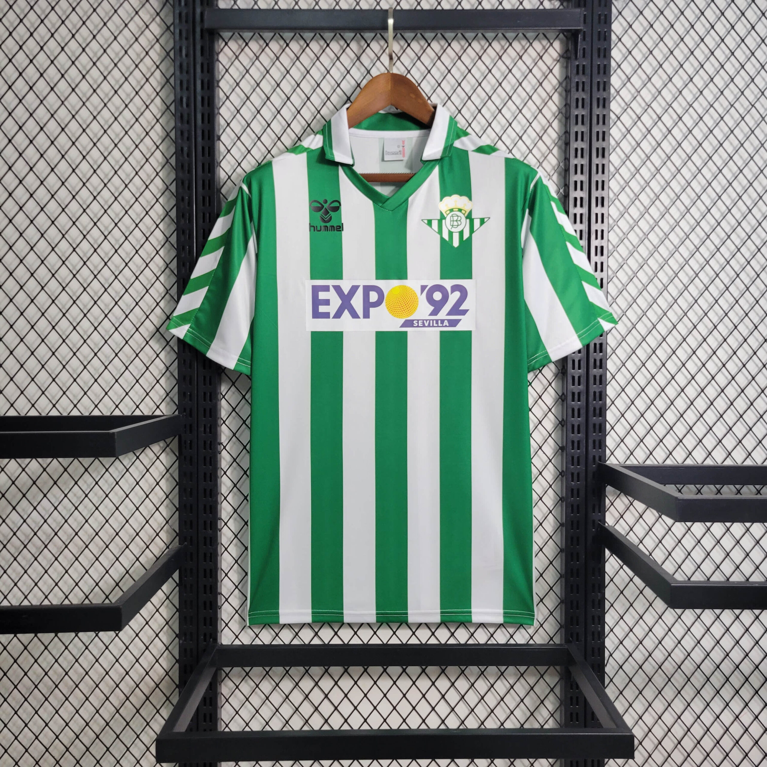 51e469b5e20b4715c47283295520b4c0.jpeg 1988/1989 Retro Real Betis Home Football Shirt 1:1 Thai Quality - Image 1