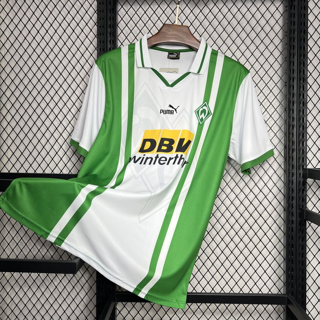 57e12a7da60e7d6b424e897d66b481a8.jpg 1996/1997 Werder Bremen Home Football Shirt 1:1 Thai Quality - Image 1