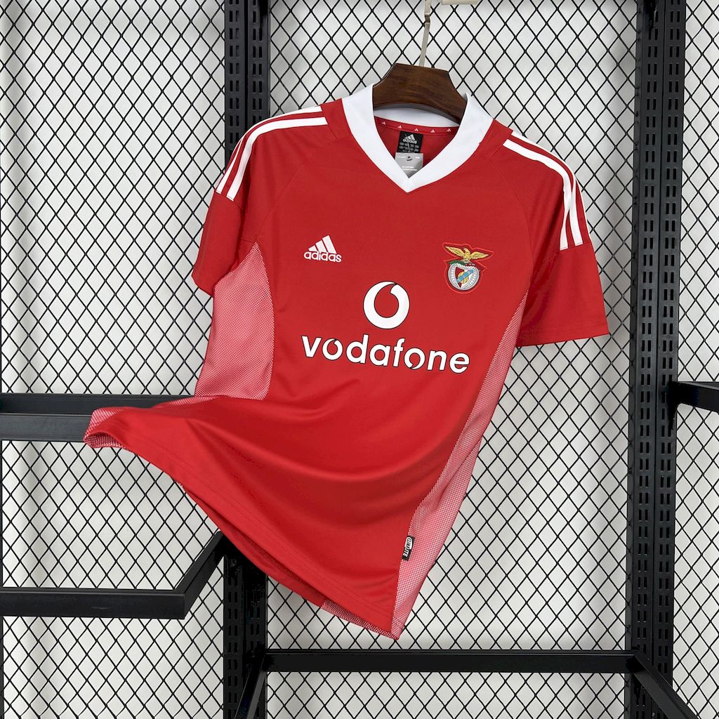 5f1f9aa3fb7bd1d9f87770622602fdf2.jpg 2003/2004 Retro Benfica Home Football Shirt 1:1 Thai Quality - Image 1