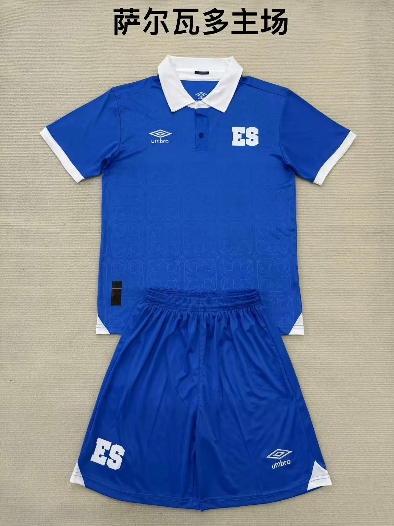 5f7ee93720f383835188e8b90917bd84.webp 2025 El Salvador Home Football Shirt Kids Size 1:1 Thai Quality - Image 1