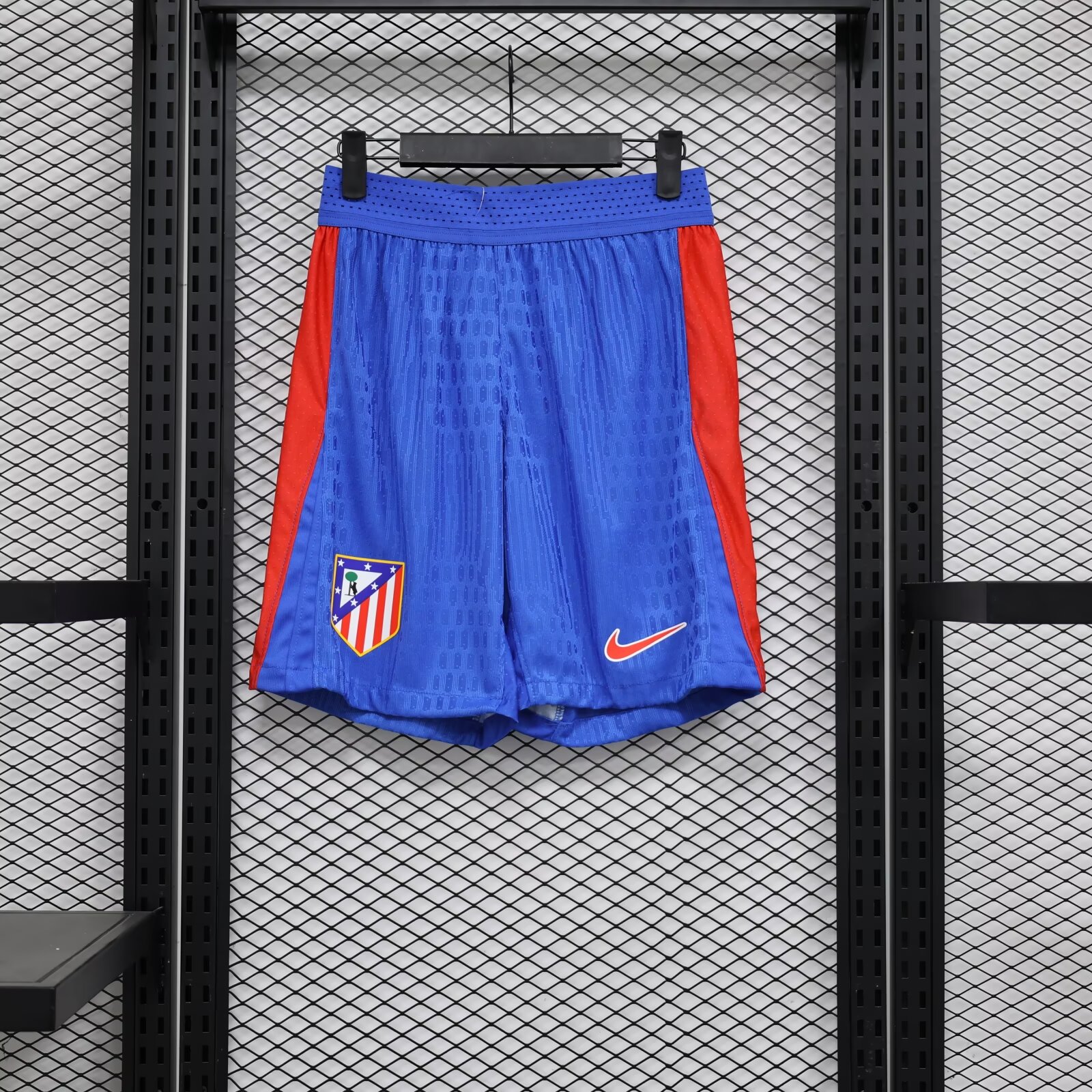 5f8eb9da5215105b55ee024d32fd18d4.jpg 2024/2025 Player Version Atletico Madrid Home Shorts 1:1 Thai Quality - Image 1