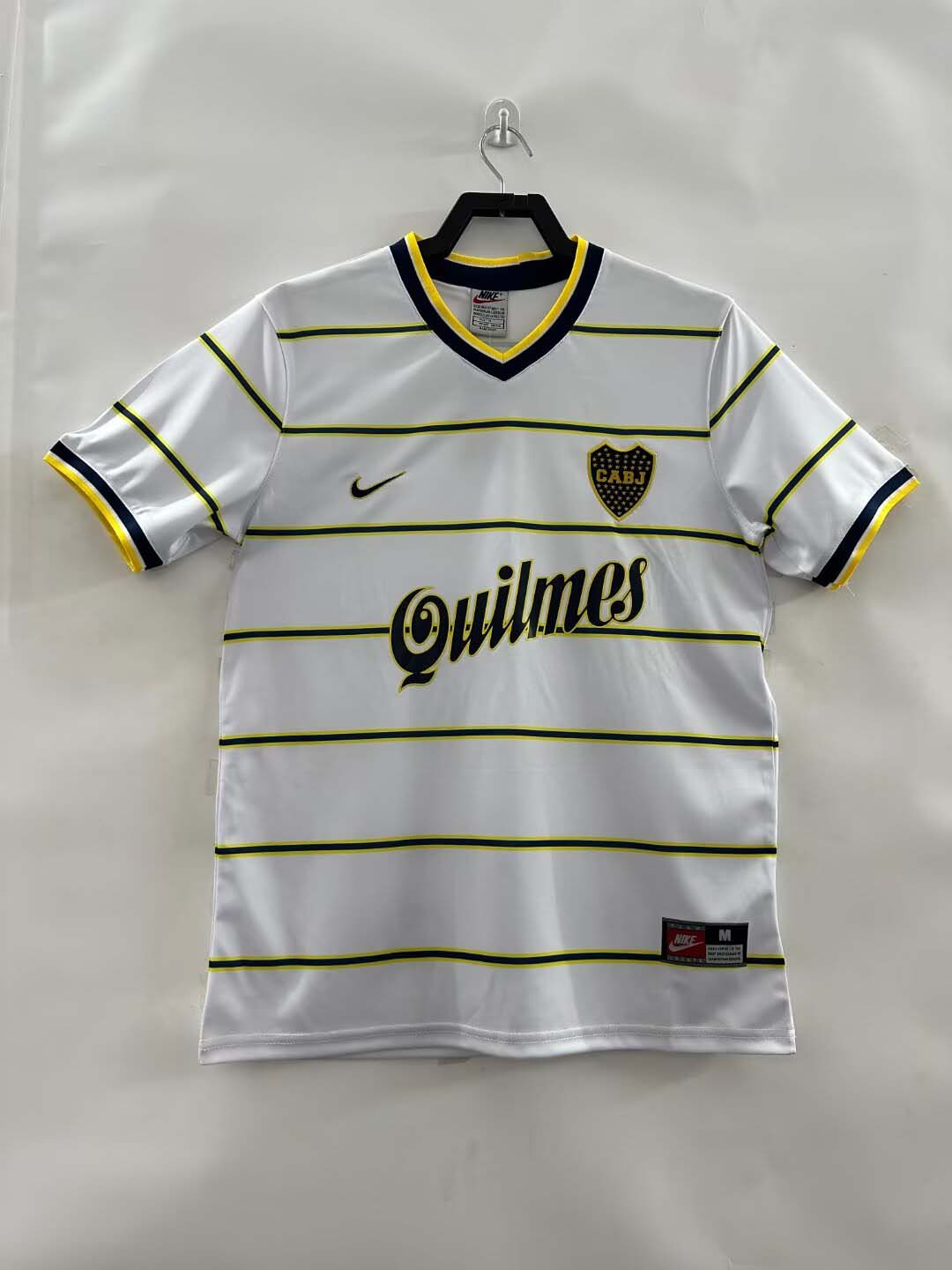 65c12b79c594de905e71a6347b1655a6.jpg 1999 Retro Boca Juniors Away Football Shirt 1:1 Thai Quality - Image 1