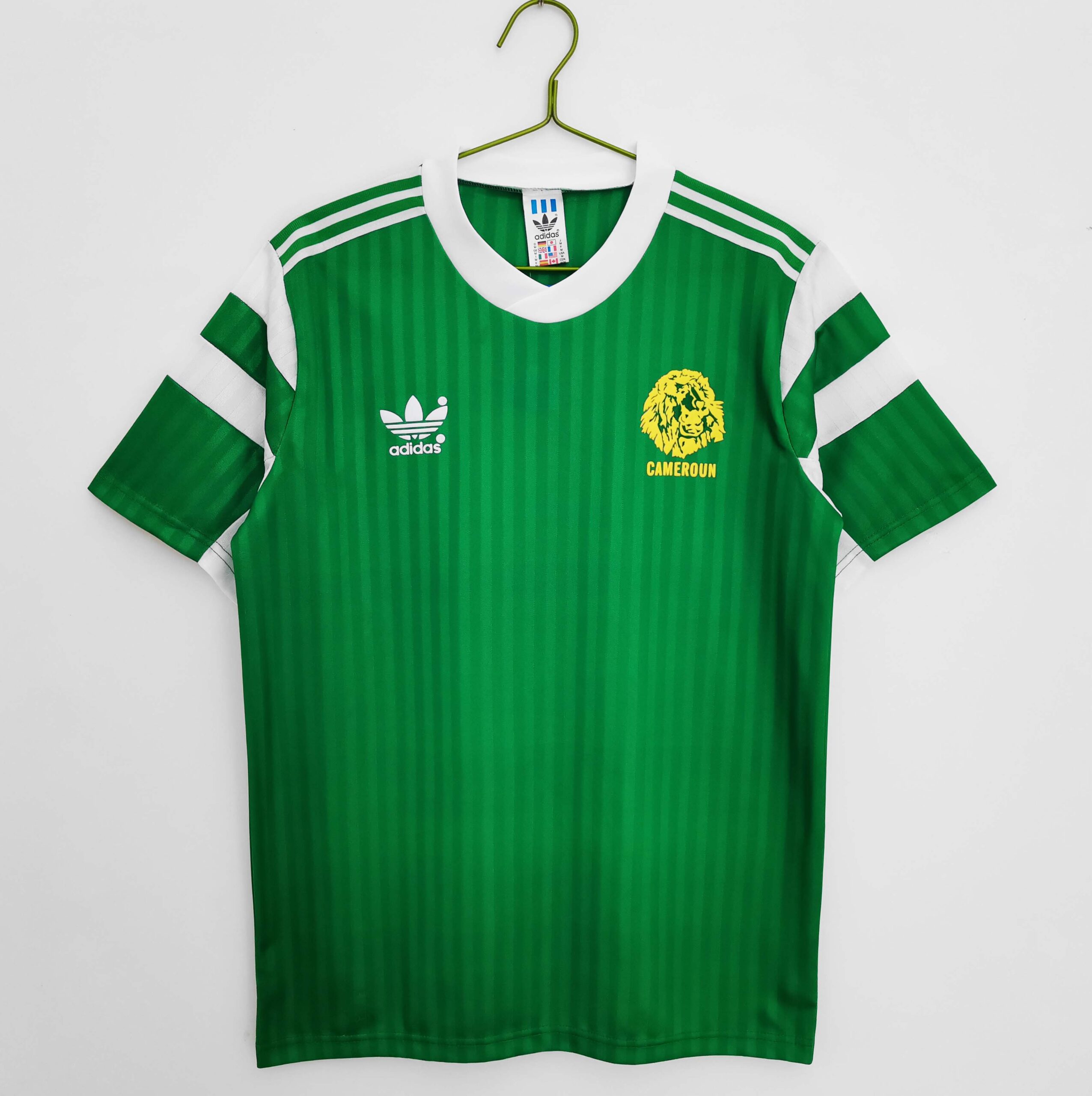 67c7724a1c504da174ab9f6c5715960c.jpg 1990 Retro Cameroon Home Football Shirt 1:1 Thai Quality - Image 1