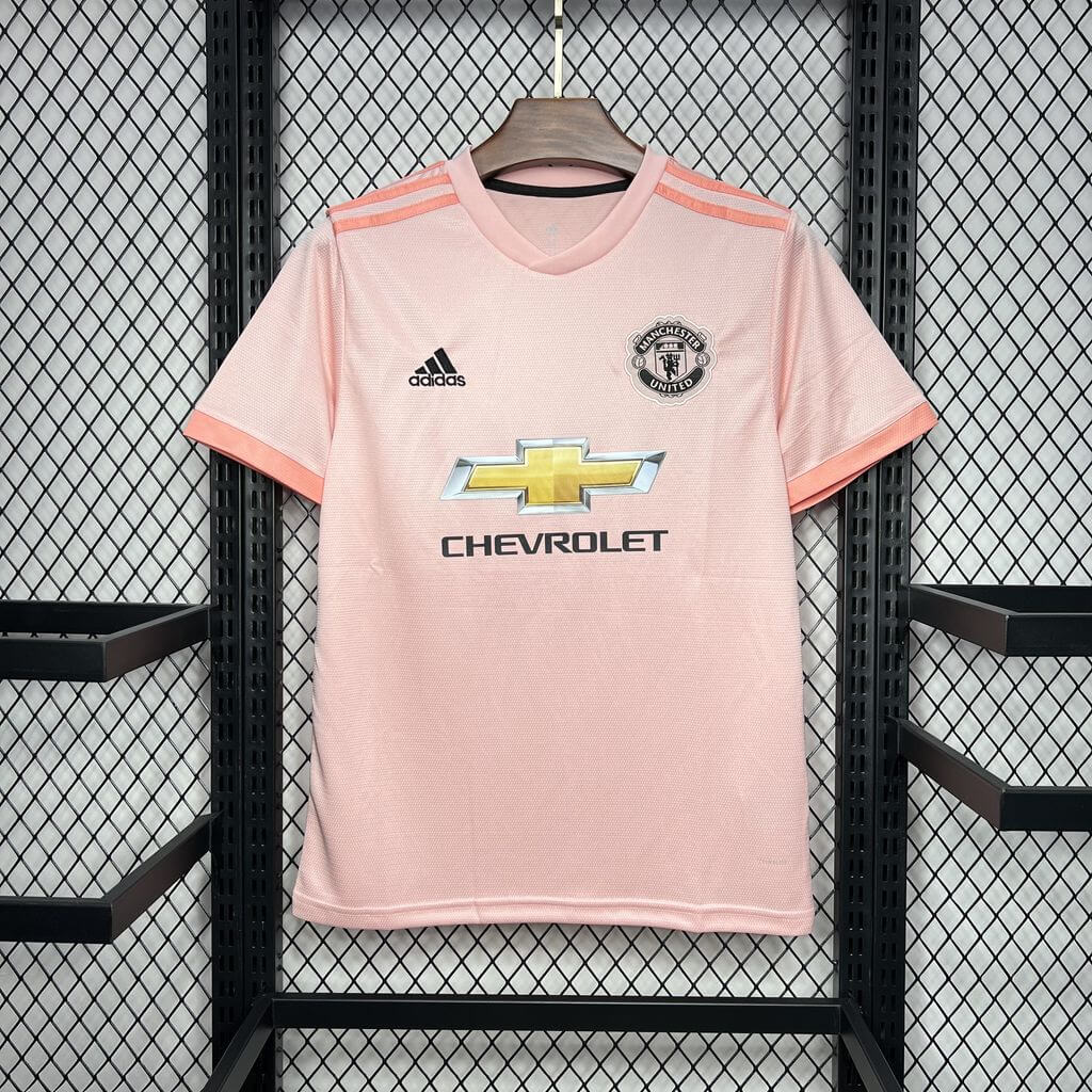 6ab6e2c6719e951a10937a4e6c12bbc3.jpg 2018/2019 Retro Manchester United Away Football Shirt 1:1 Thai Quality - Image 1