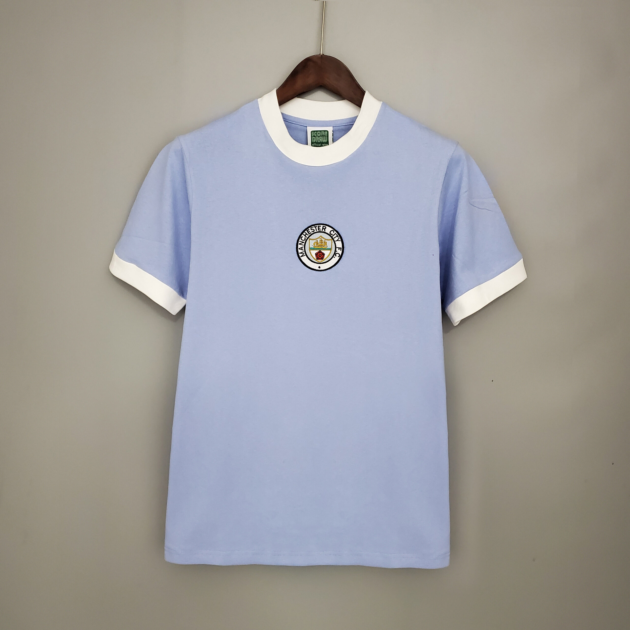 6abebb0c788b07ded5f4dc051859e98c.jpg 1972 Manchester City Home Football Shirt 1:1 Thai Quality - Image 1