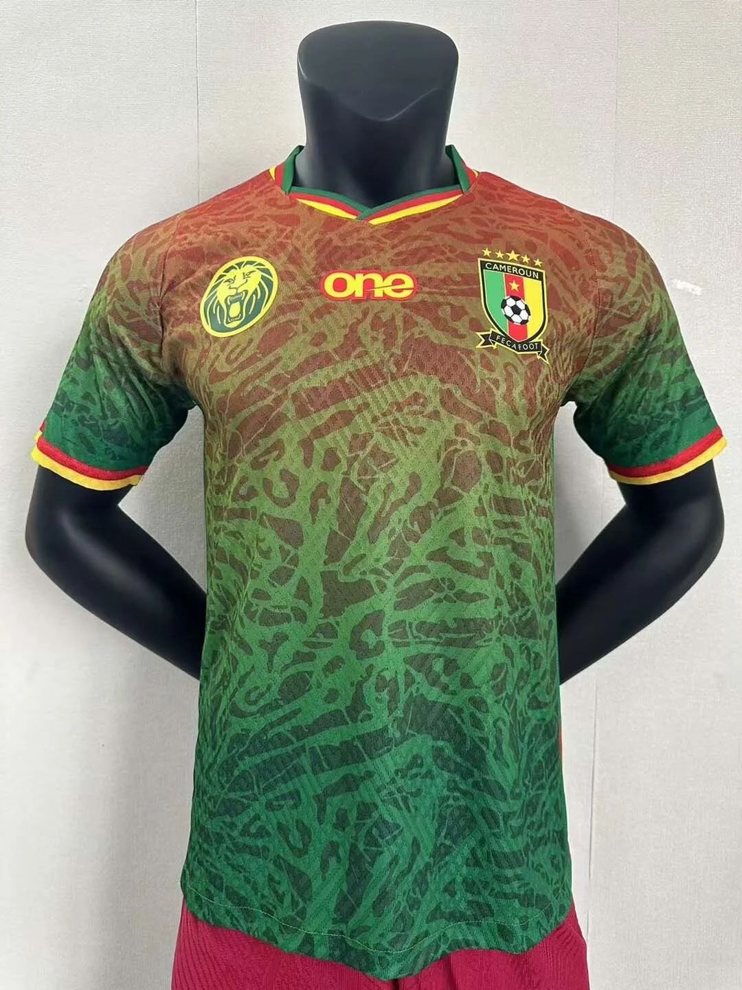 6b45dffa2a2fd46b4c3c07509a65bb3a.jpeg 2024 Player Version Cameroon Home Football Shirt 1:1 Thai Quality - Image 1