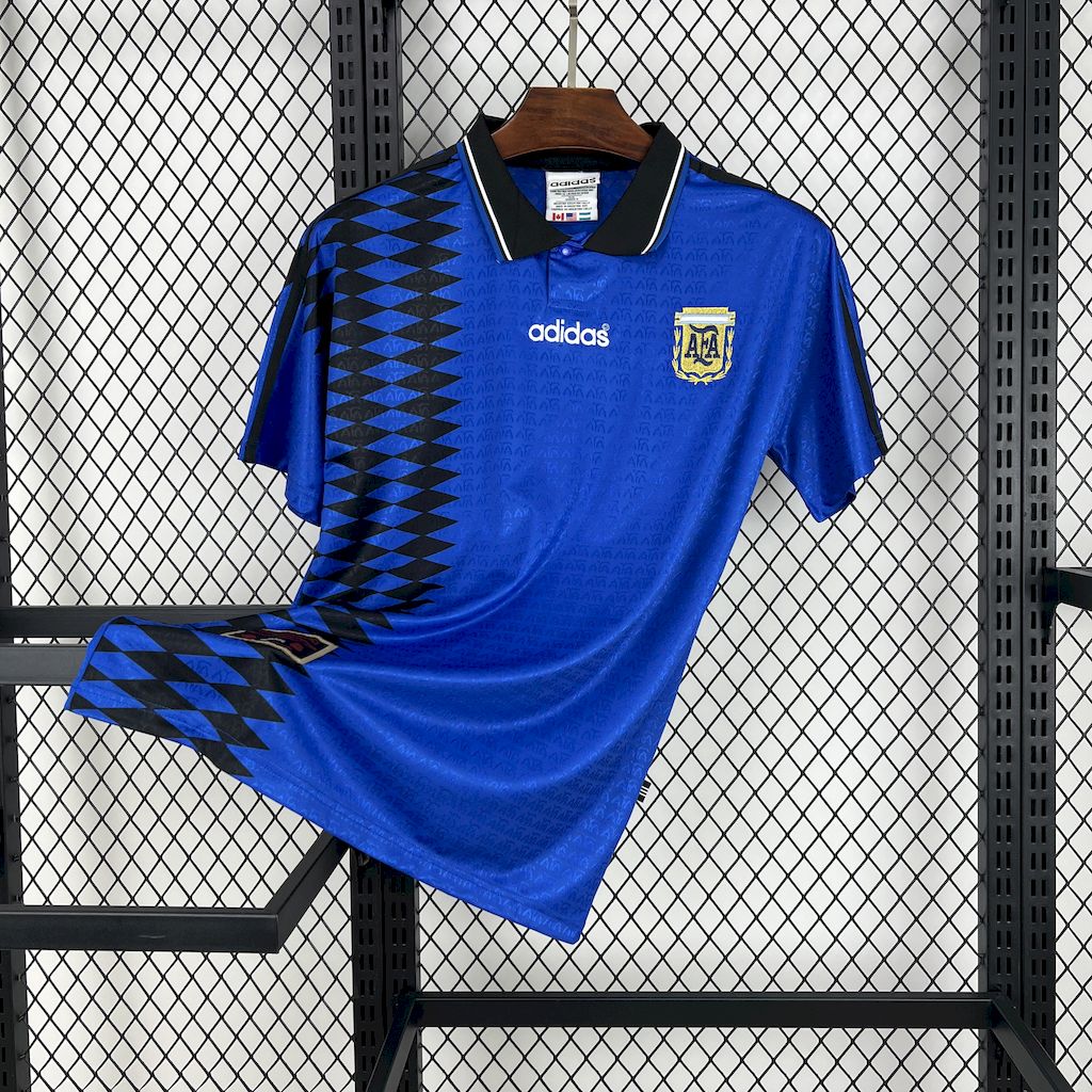 6d99ad726a9812ffe03ff82a53c4a582.jpg 1994 Retro Argentina Away Football Shirt 1:1 Thai Quality - Image 1